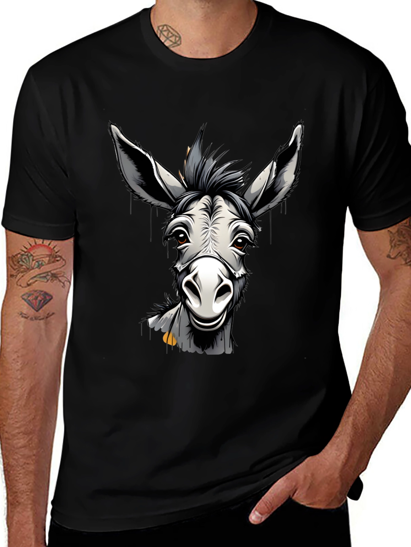 Funny Donkey Graphic T-Shirt