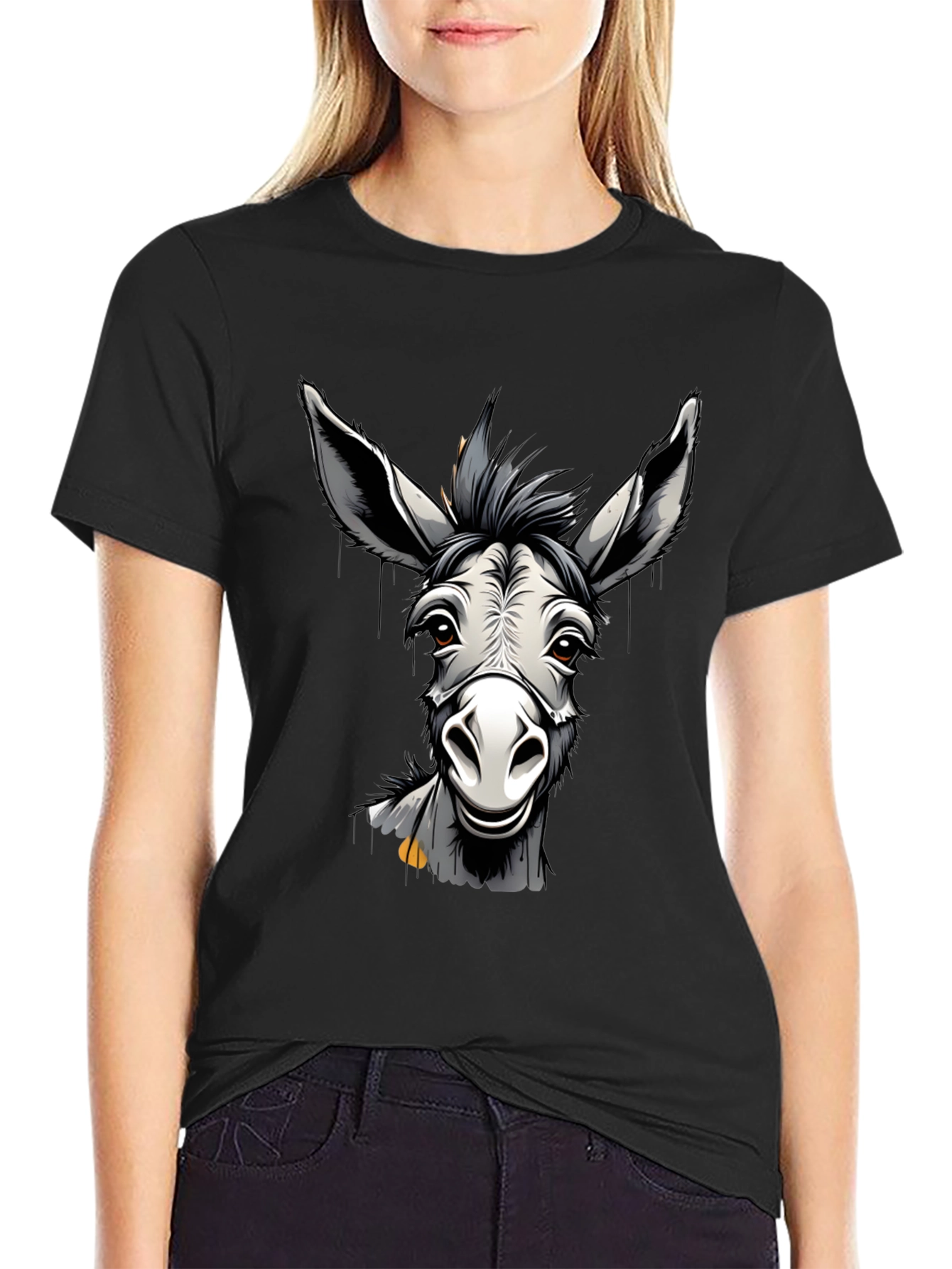 Funny Donkey Graphic T-Shirt