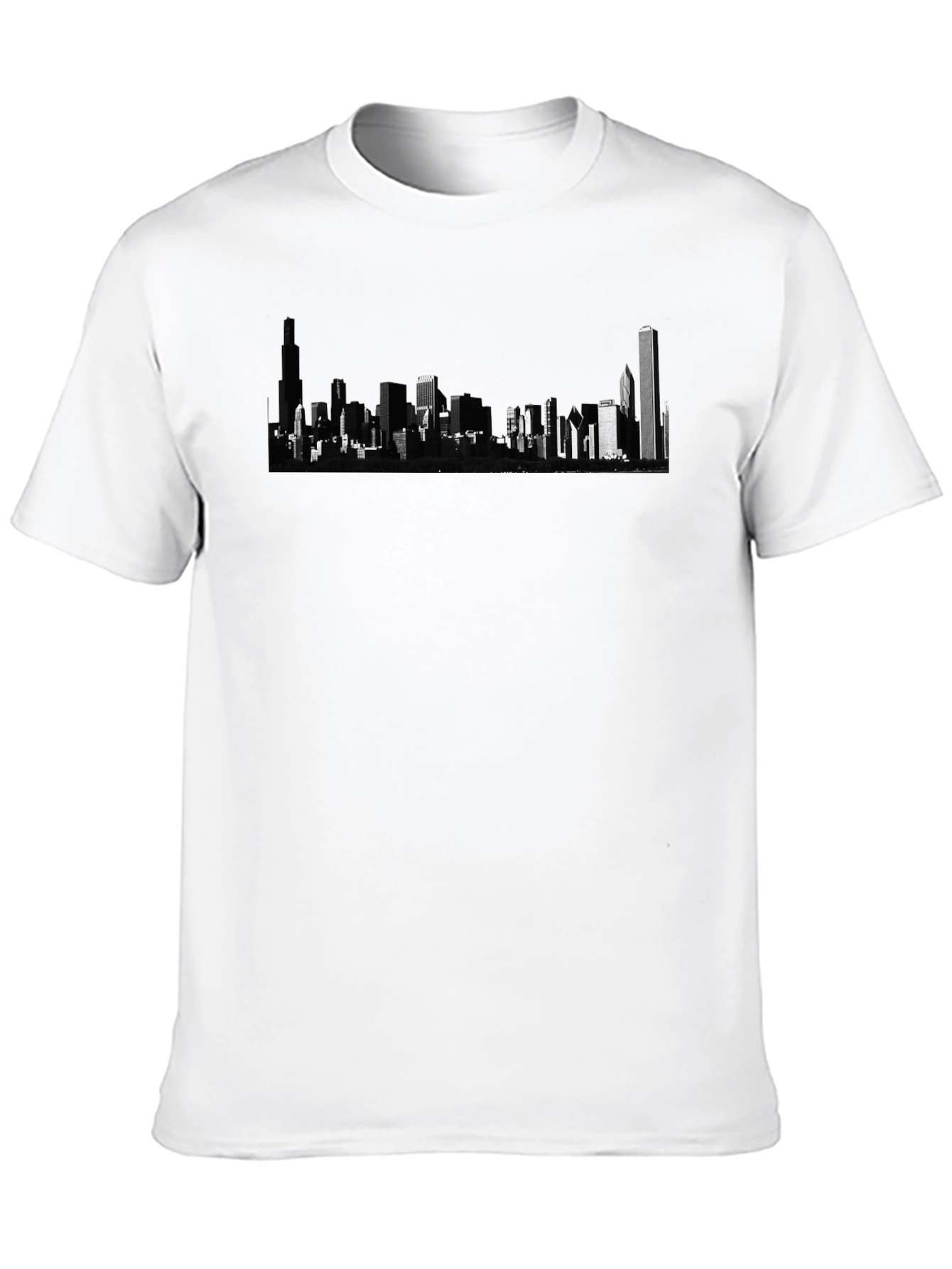 Cityscape Graphic Black T-Shirt