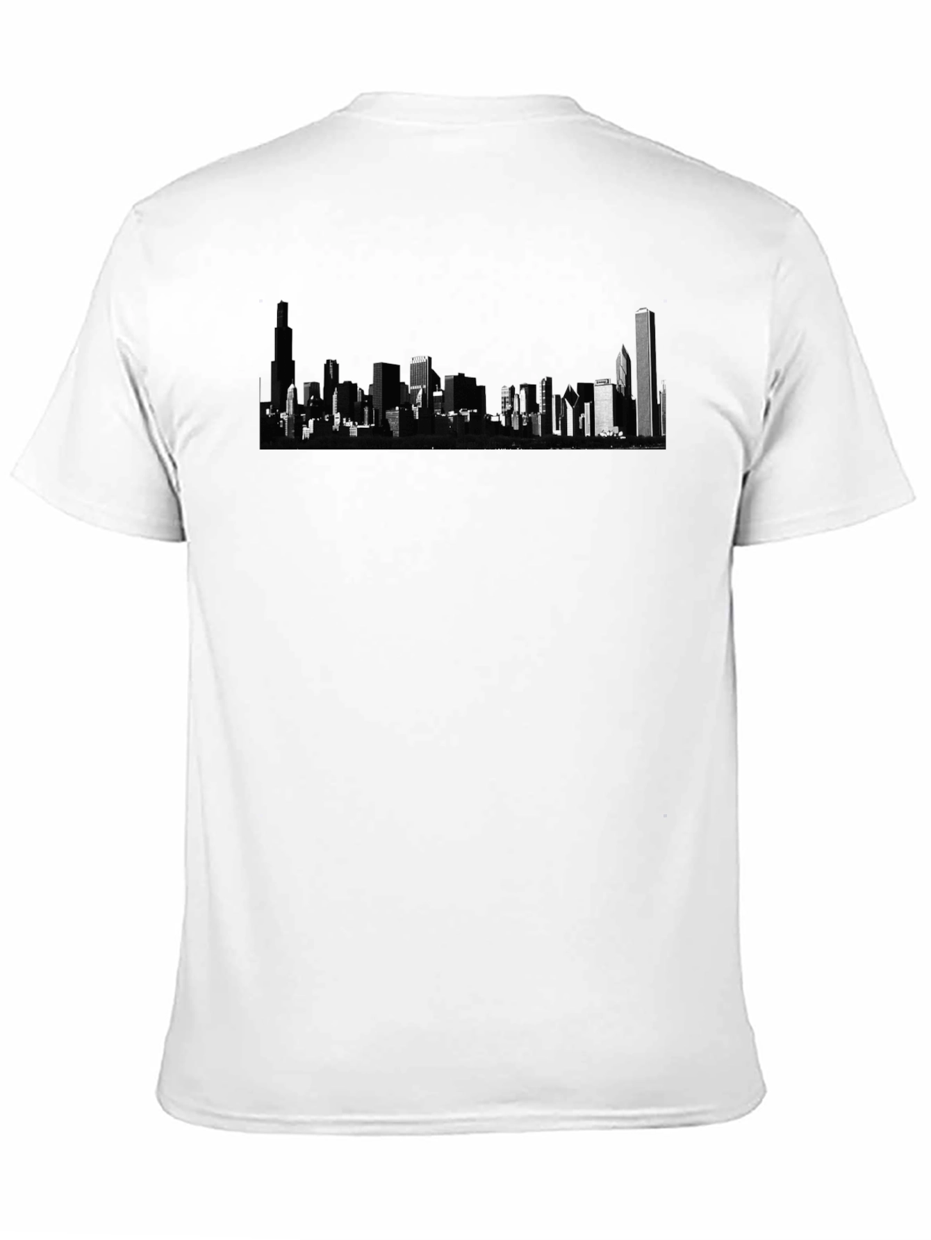 Cityscape Graphic Black T-Shirt