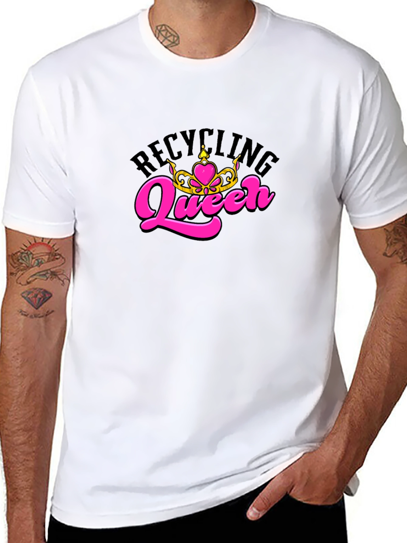 Recycling Queen T-Shirt - Environmental Awareness Tee