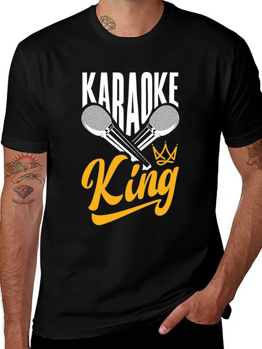Karaoke King Graphic Tee - Sing Your Heart Out!