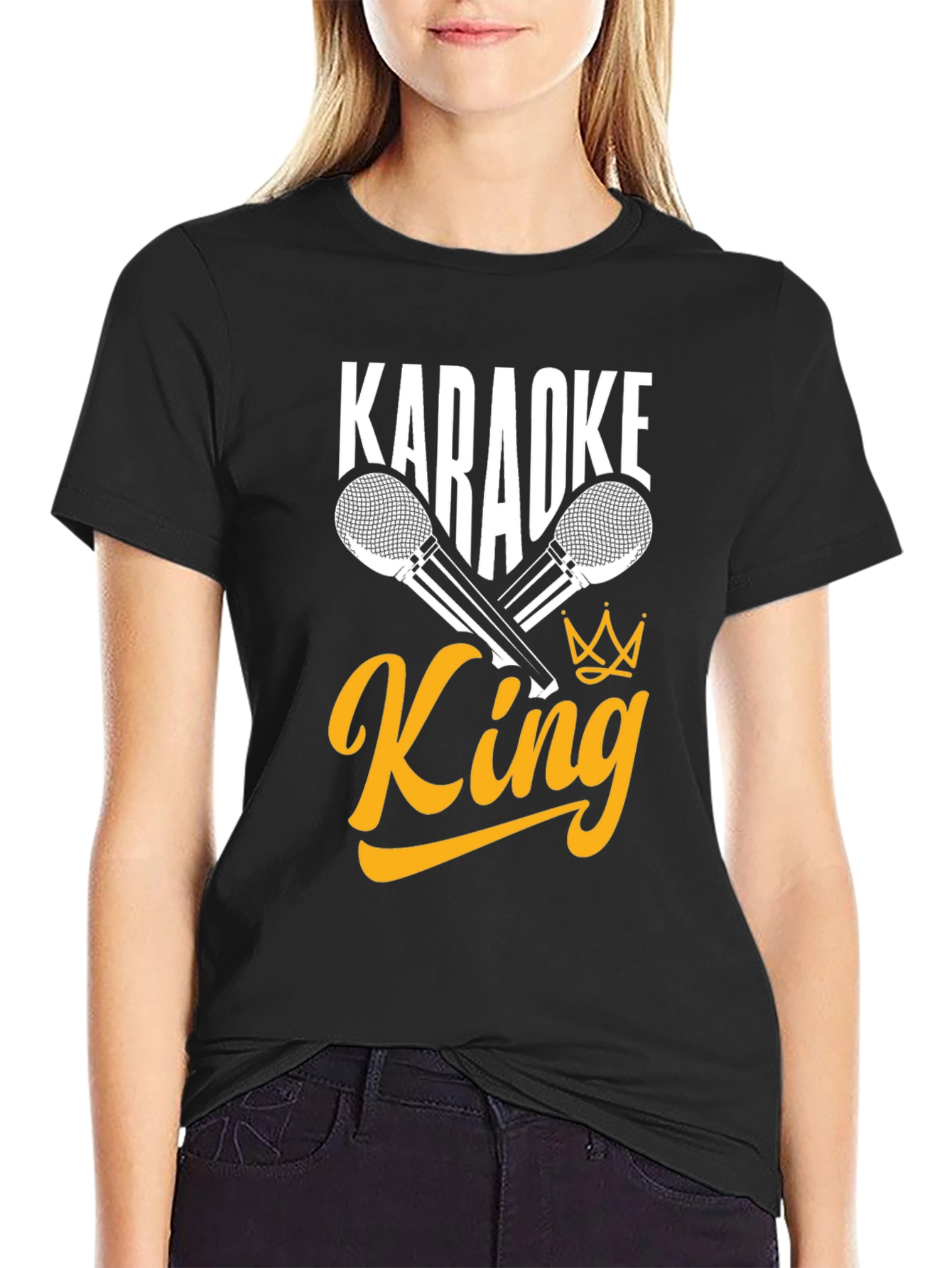 Karaoke King Graphic Tee - Sing Your Heart Out!