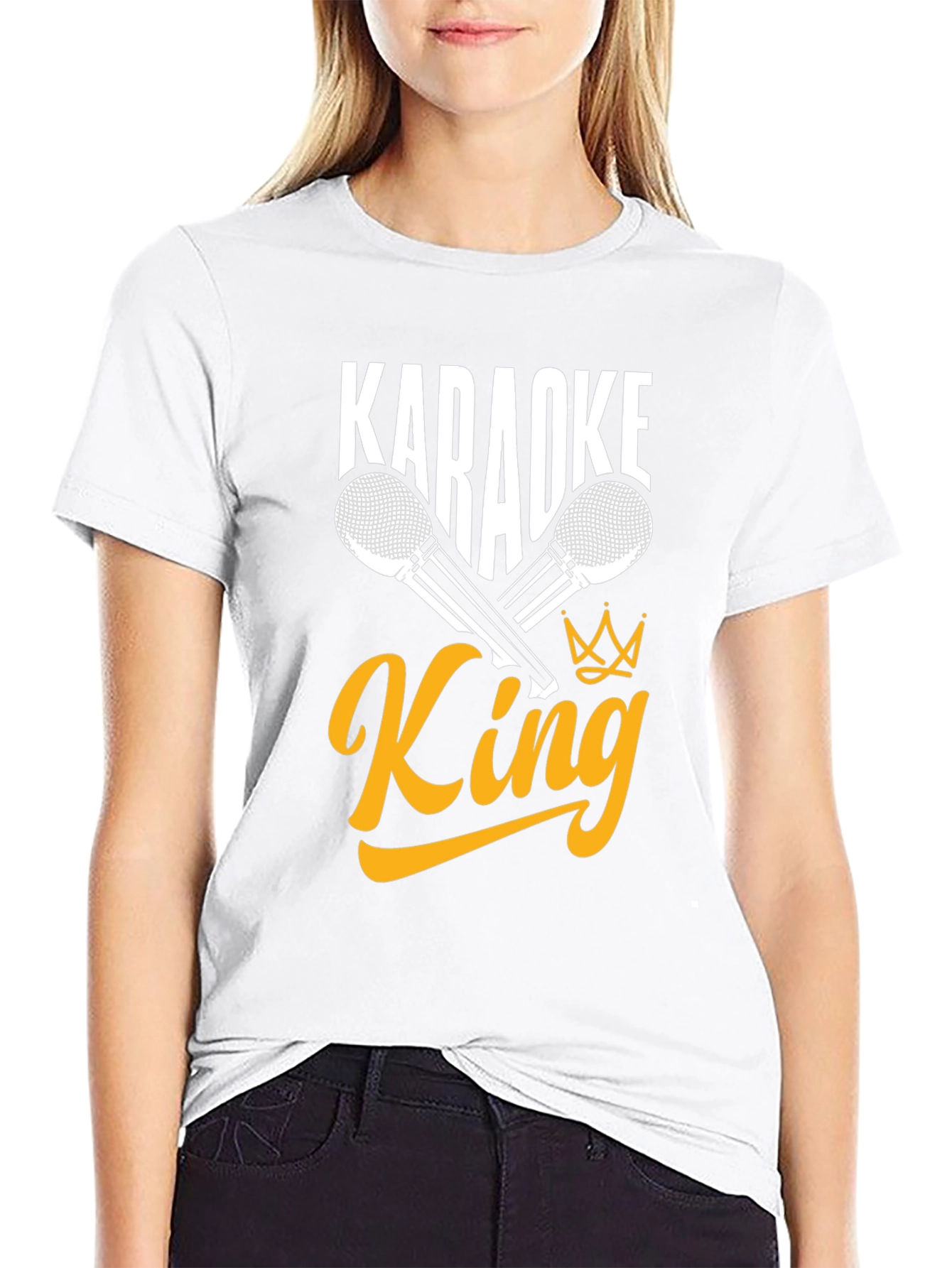 Karaoke King Graphic Tee - Sing Your Heart Out!