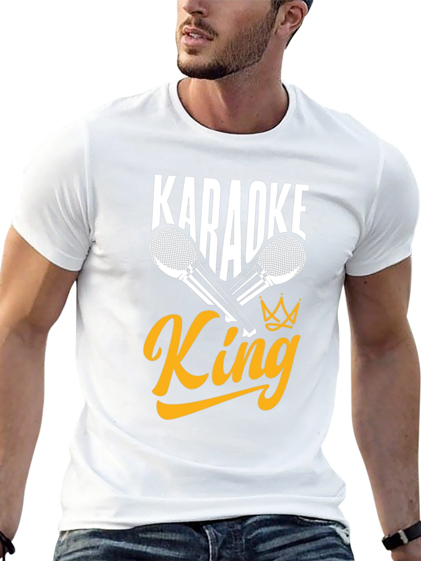 Karaoke King Graphic Tee - Sing Your Heart Out!