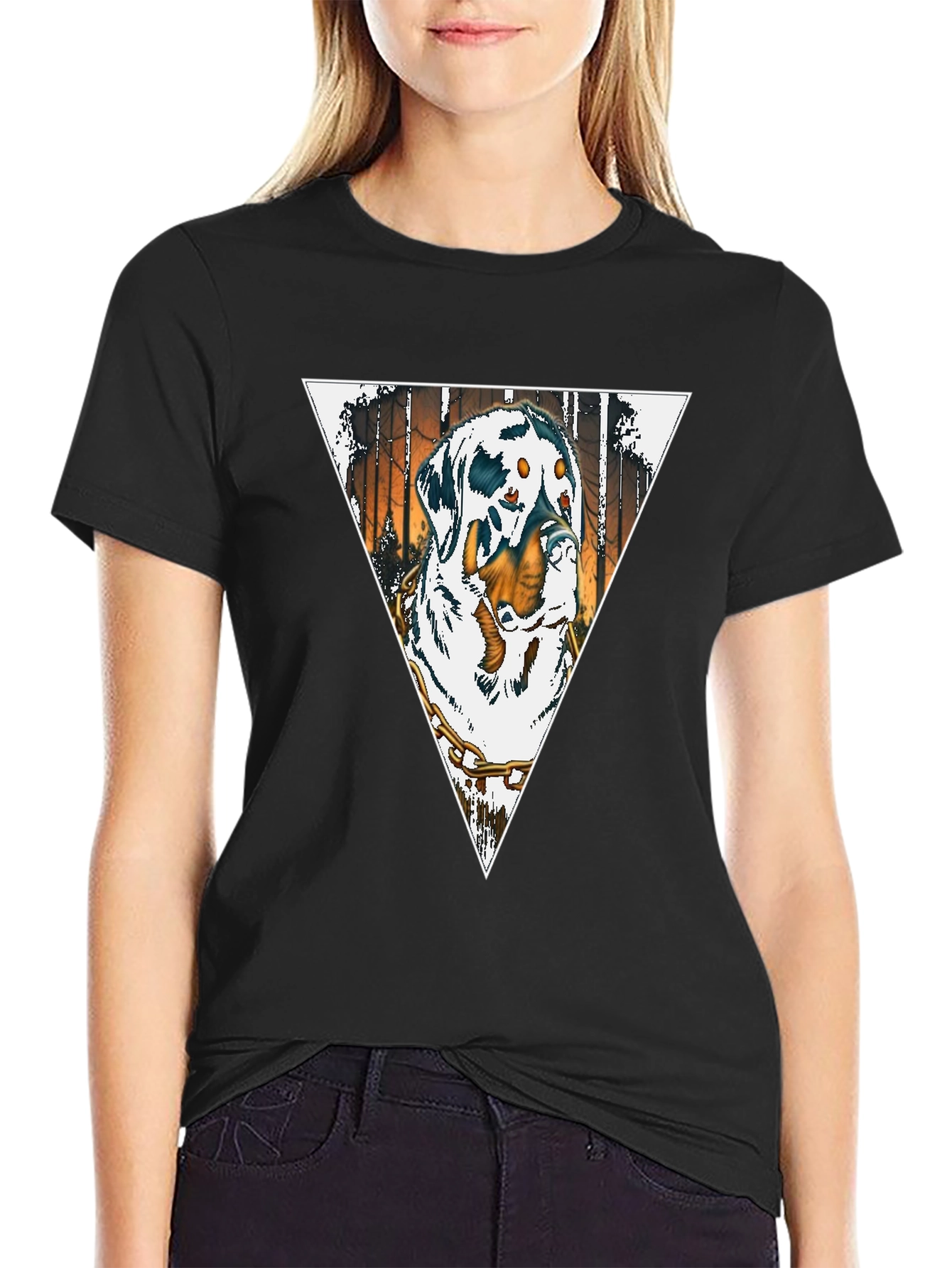 Rottweiler Triangle Graphic Tee