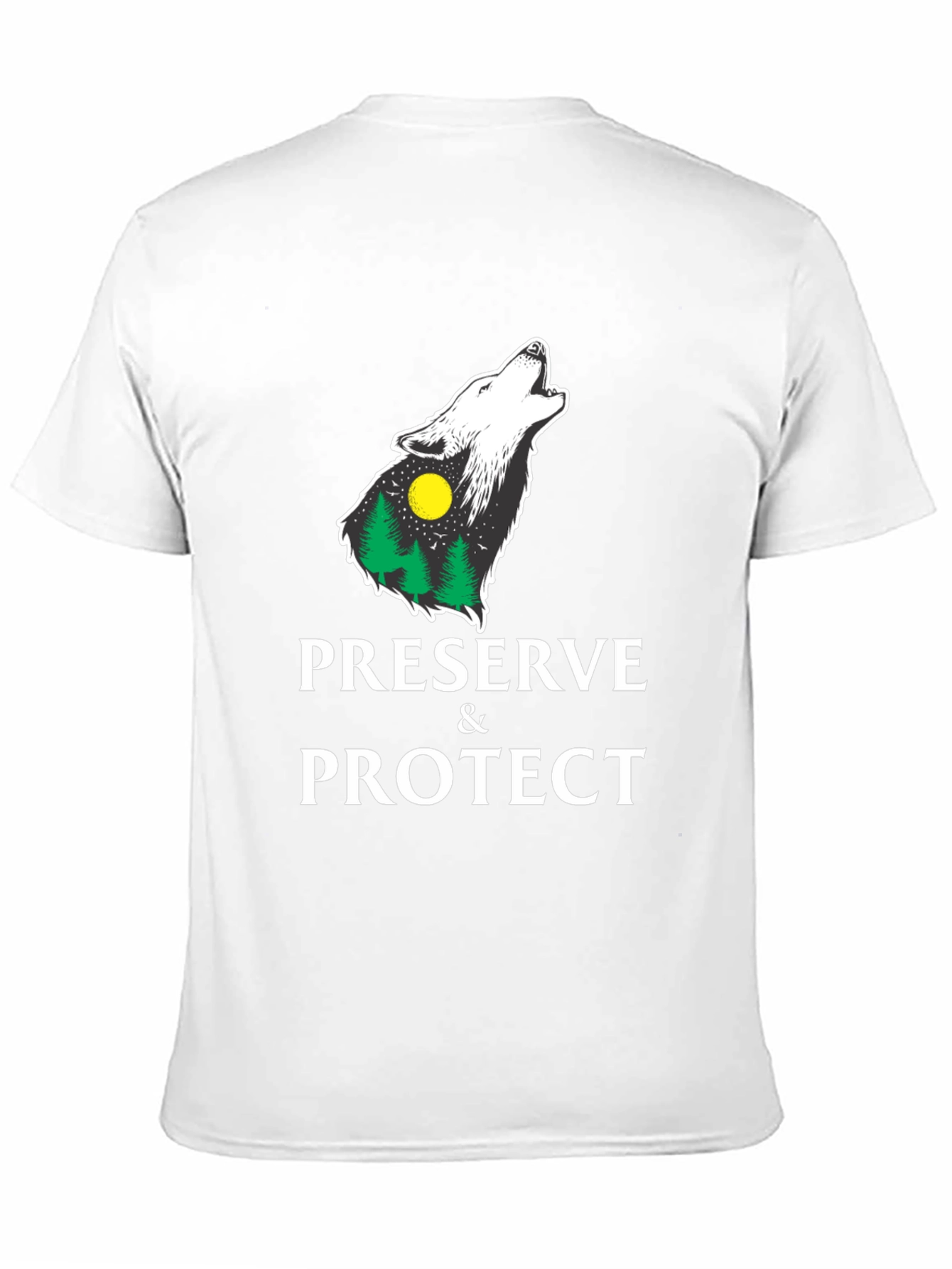 Preserve & Protect Wolf Graphic T-Shirt