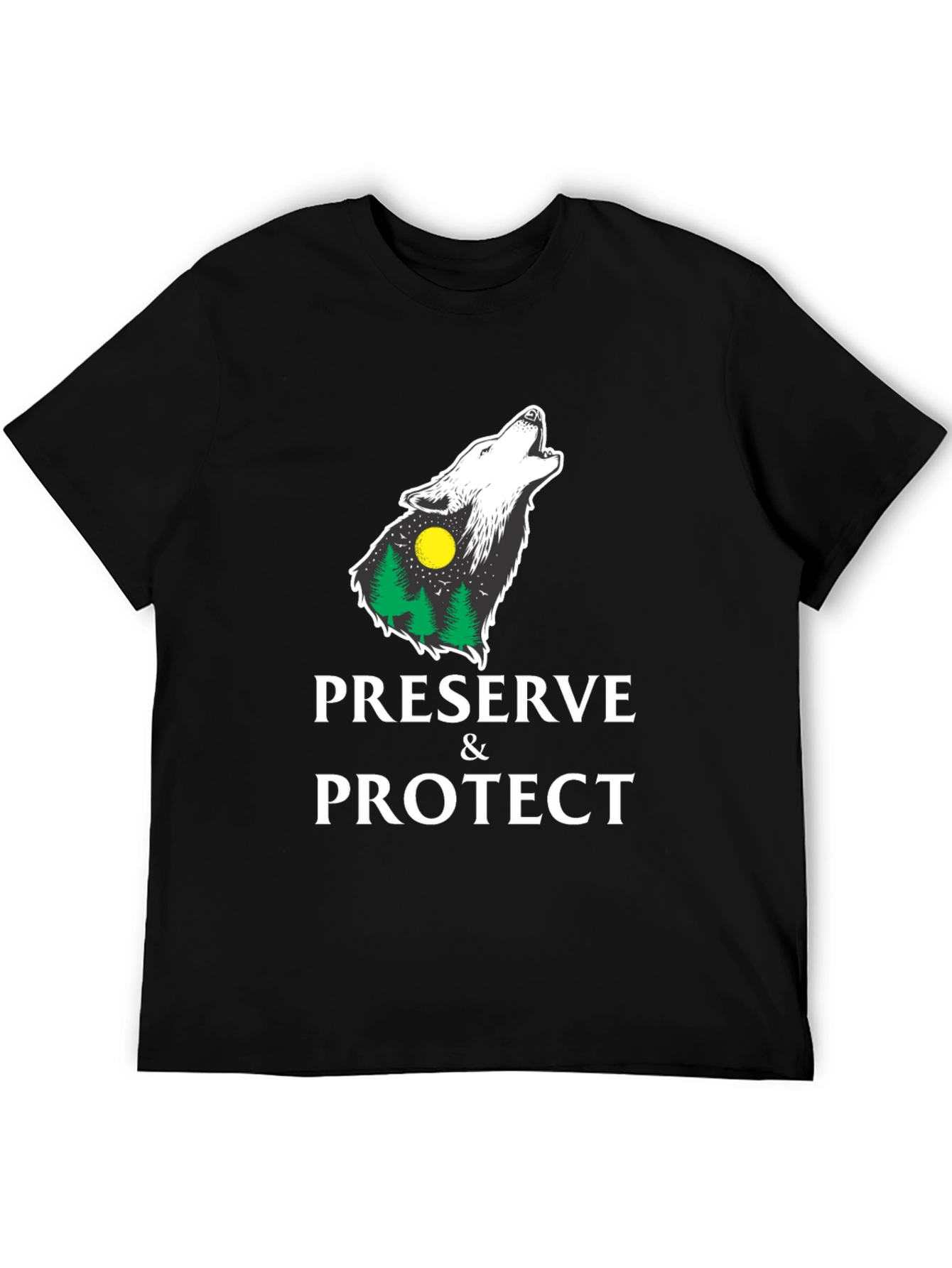 Preserve & Protect Wolf Graphic T-Shirt
