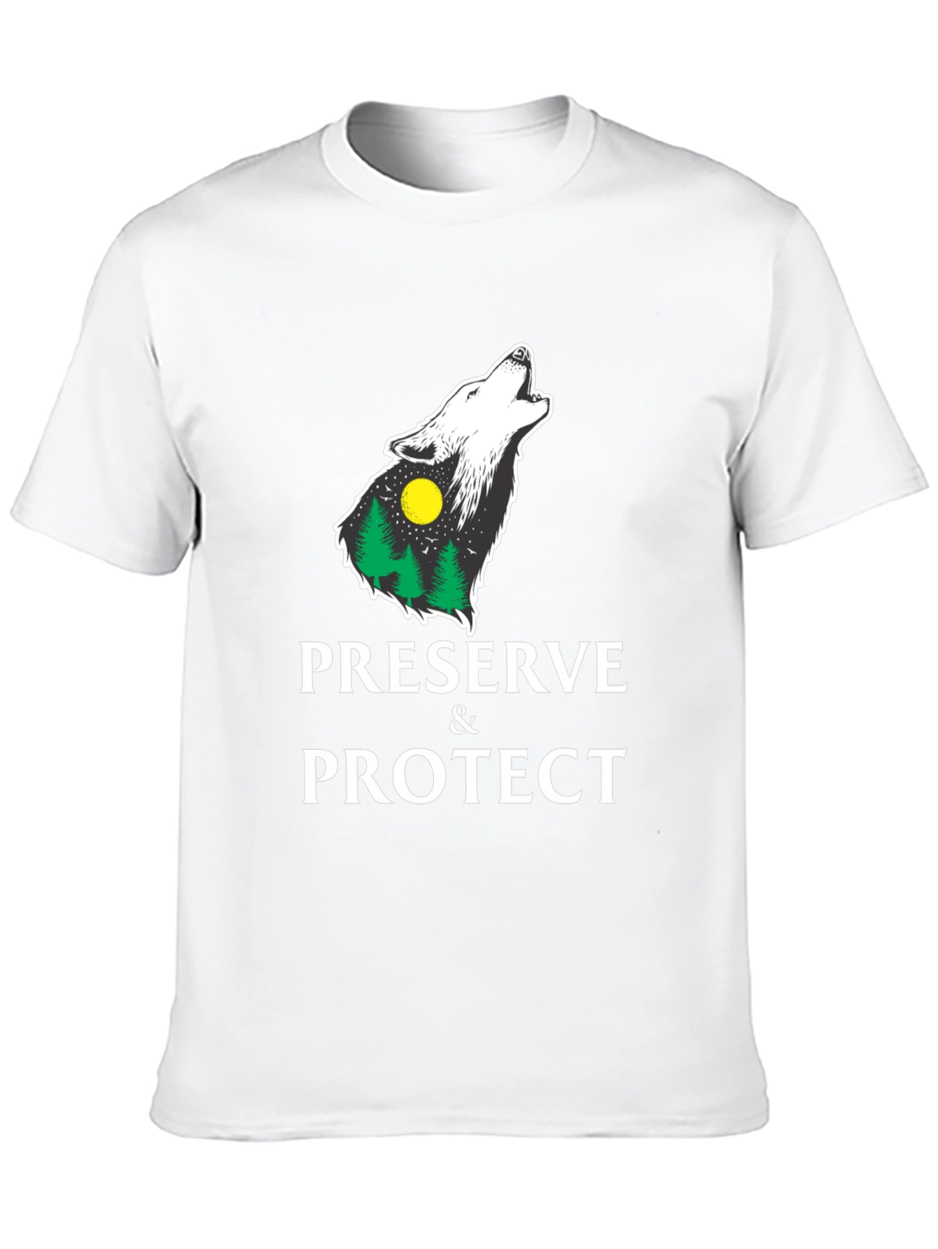Preserve & Protect Wolf Graphic T-Shirt