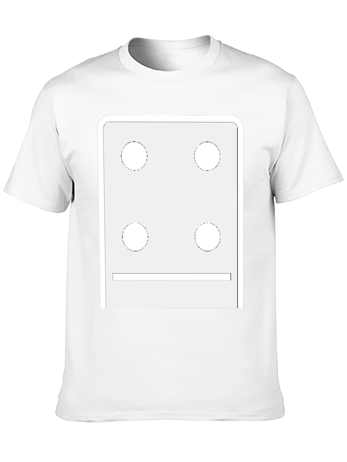 Dice Face Graphic Tee - Novelty T-Shirt