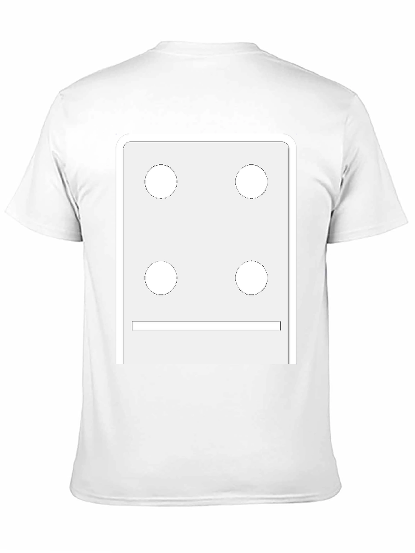 Dice Face Graphic Tee - Novelty T-Shirt