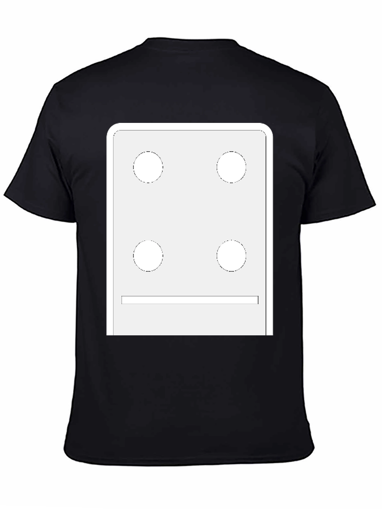 Dice Face Graphic Tee - Novelty T-Shirt