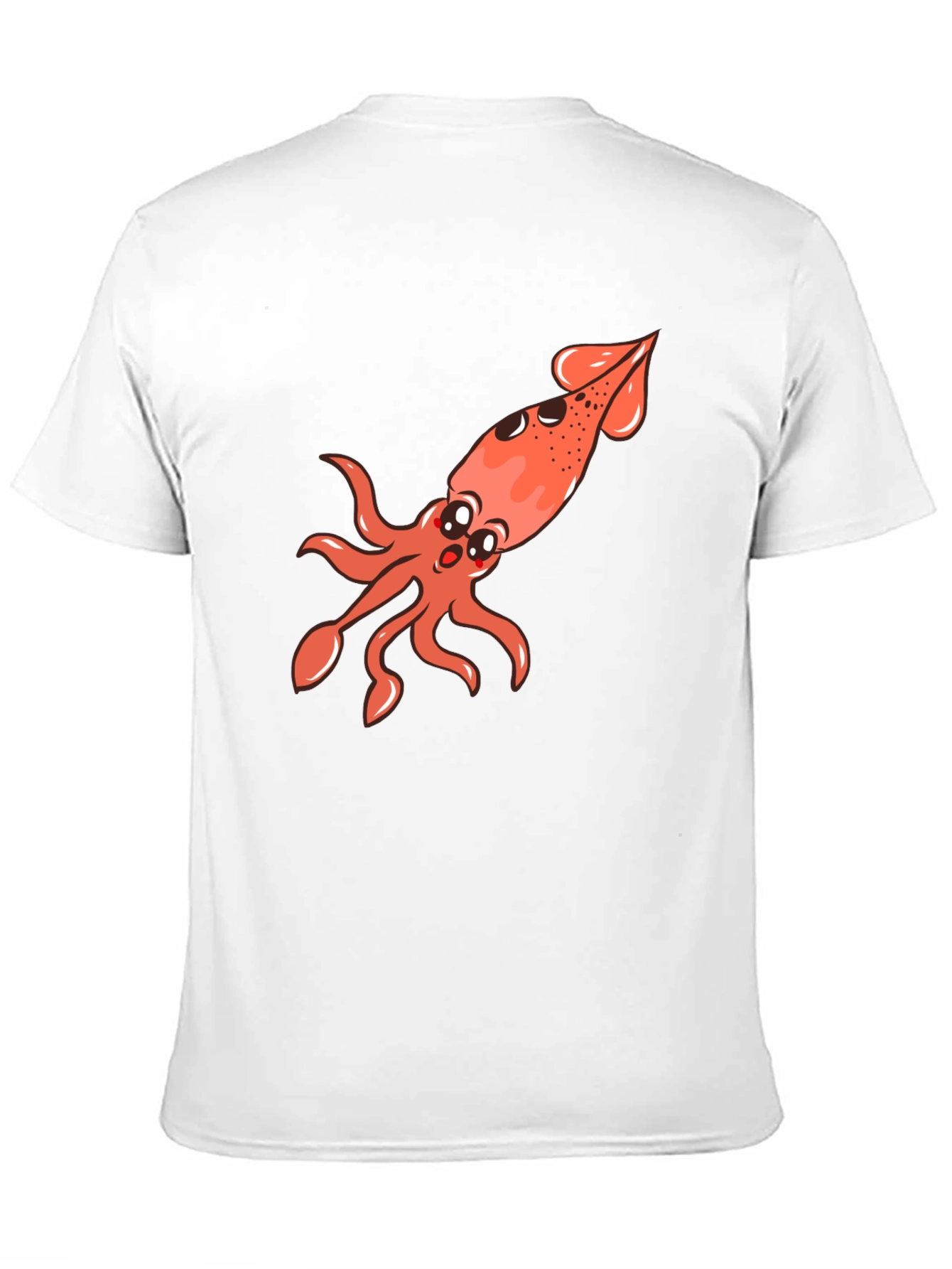 Squid Graphic Tee - Black Unisex T-Shirt