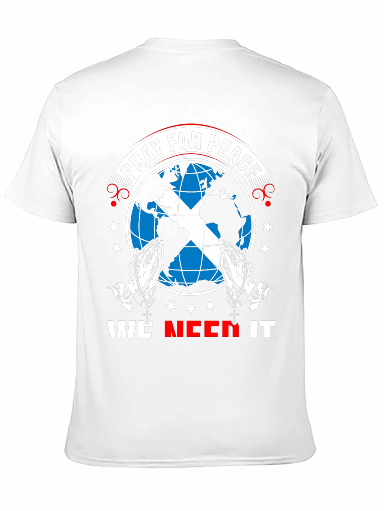 Pray for Peace T-Shirt - World Design