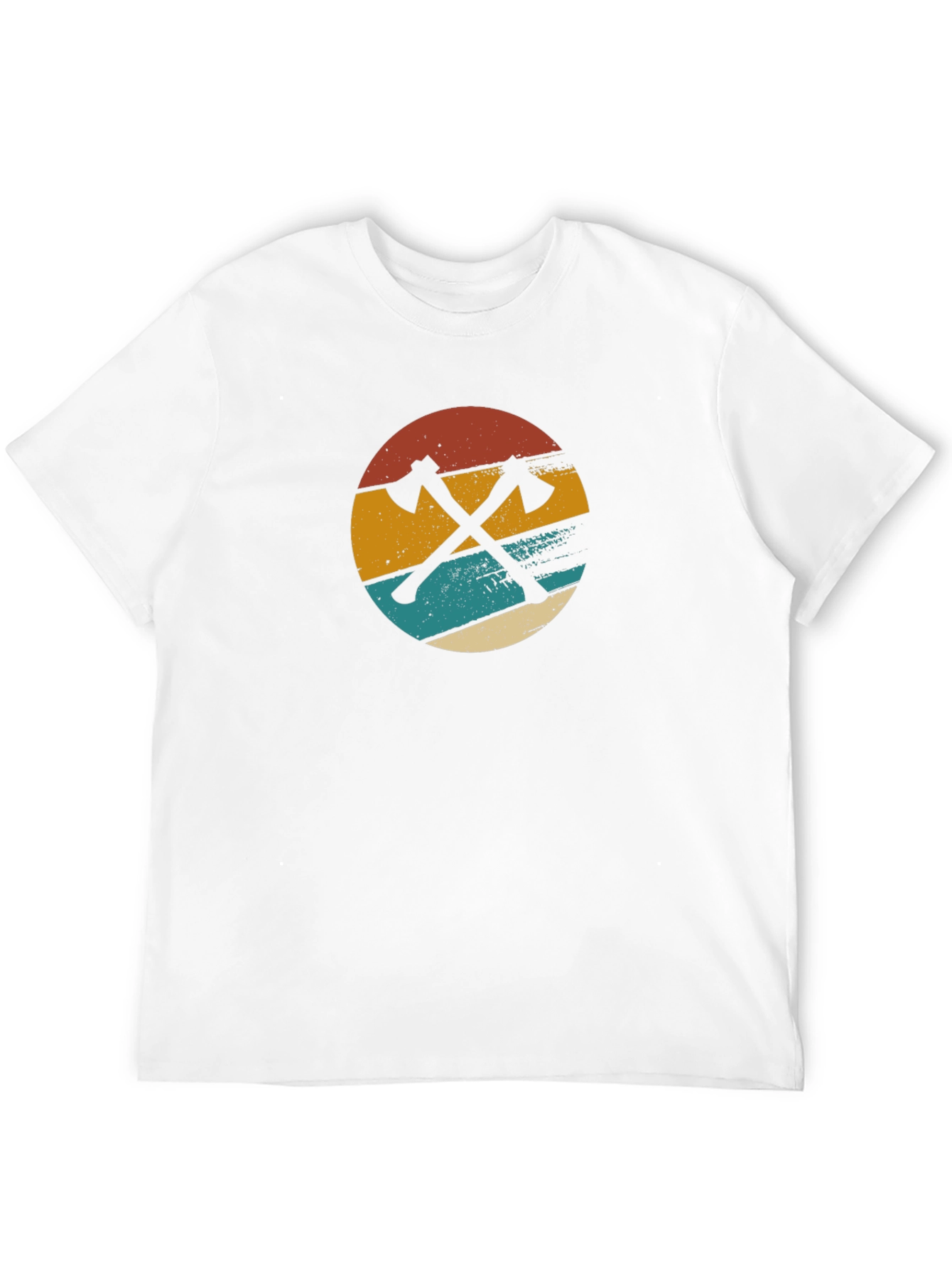 Retro Axe Graphic T-Shirt - Lumberjack Style