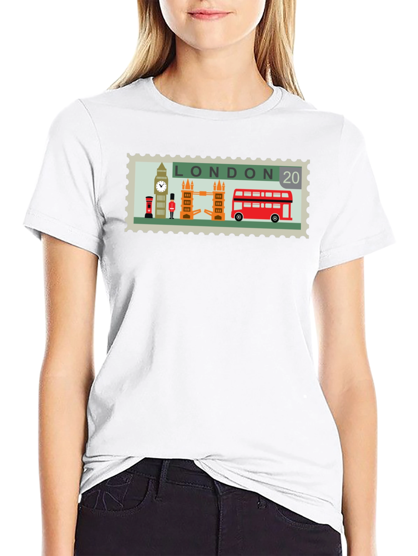 London Stamp Graphic Tee