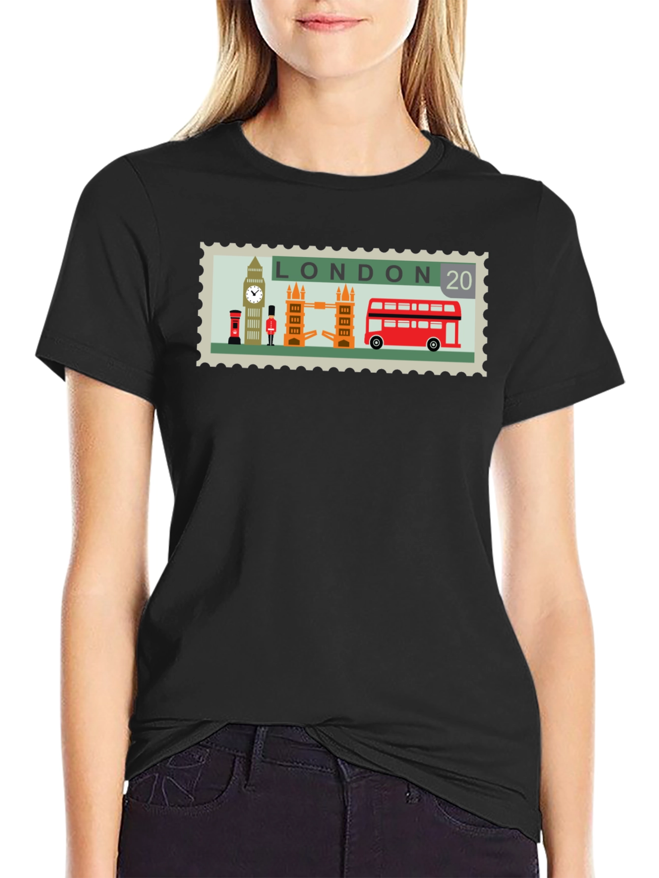 London Stamp Graphic Tee