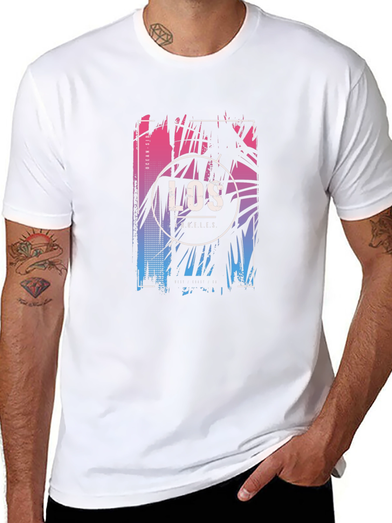 Los Angeles Graphic Print T-Shirt