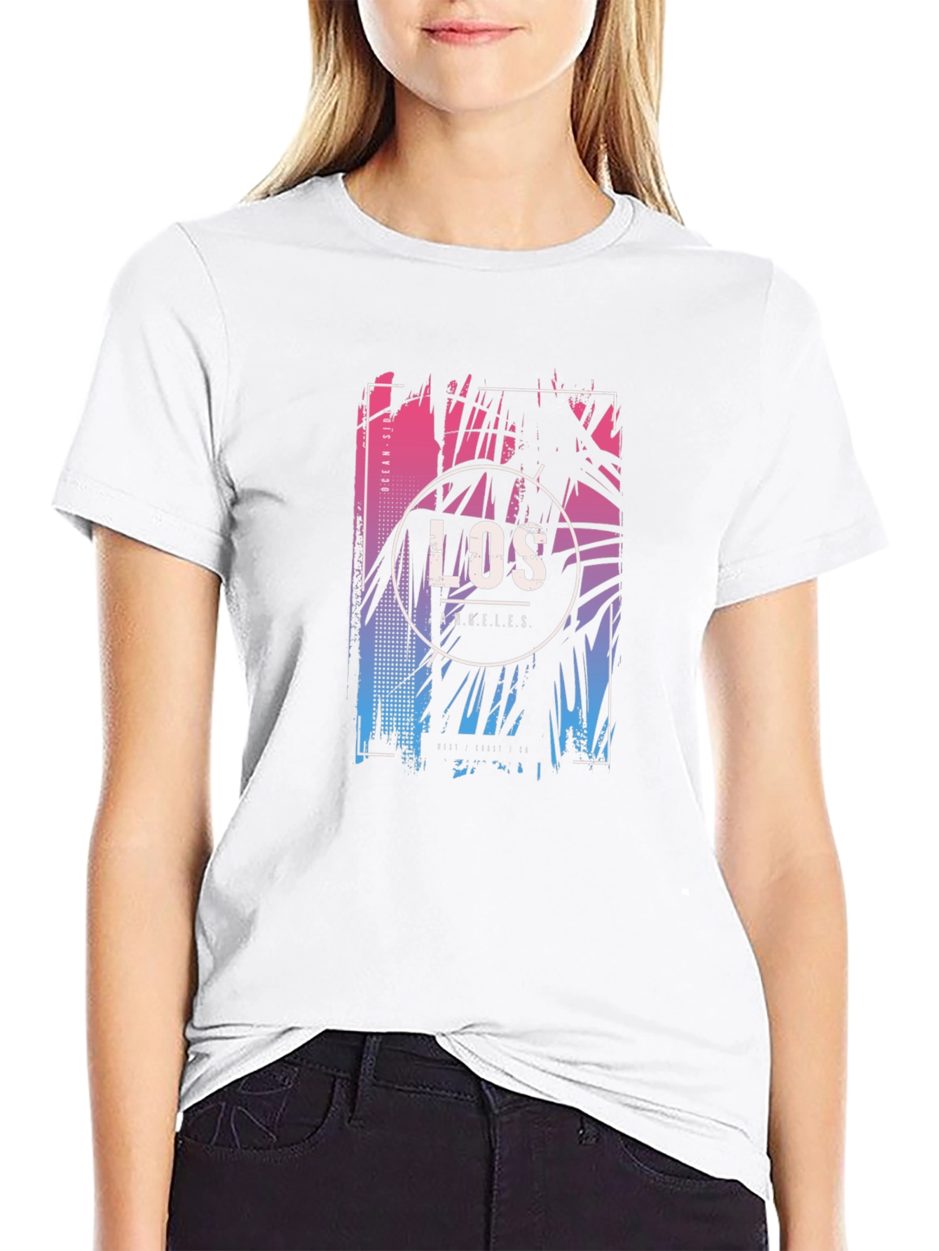 Los Angeles Graphic Print T-Shirt