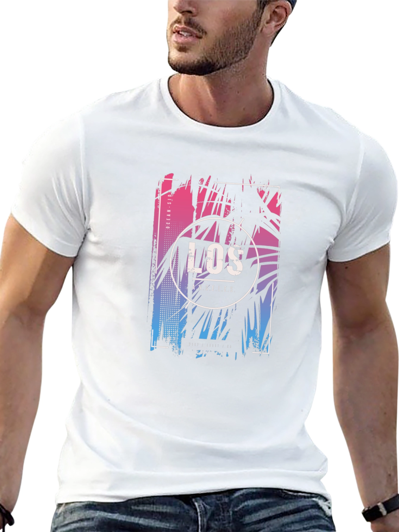 Los Angeles Graphic Print T-Shirt