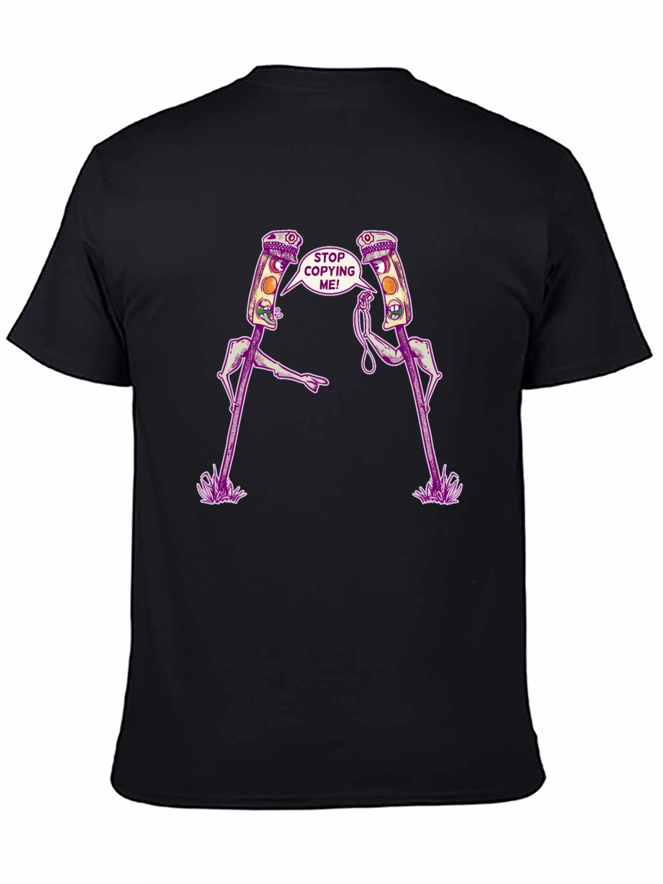 Stop Copying Me! Graphic Tee - Unique T-Shirt