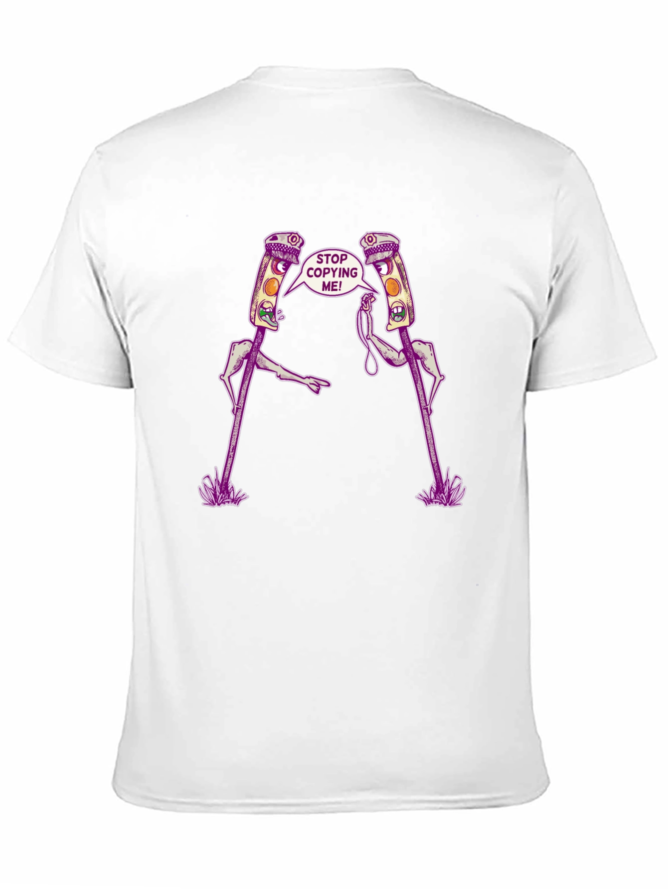 Stop Copying Me! Graphic Tee - Unique T-Shirt