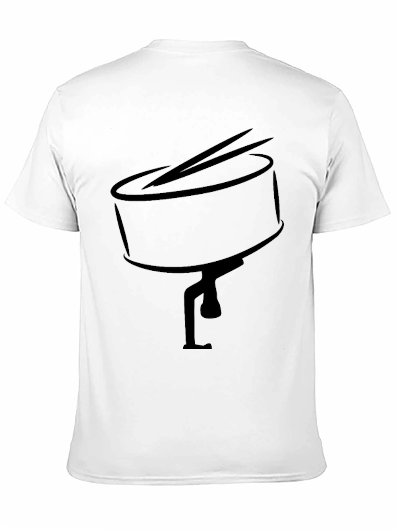 Drum Kit Graphic Tee - Musician Style T-Shirt