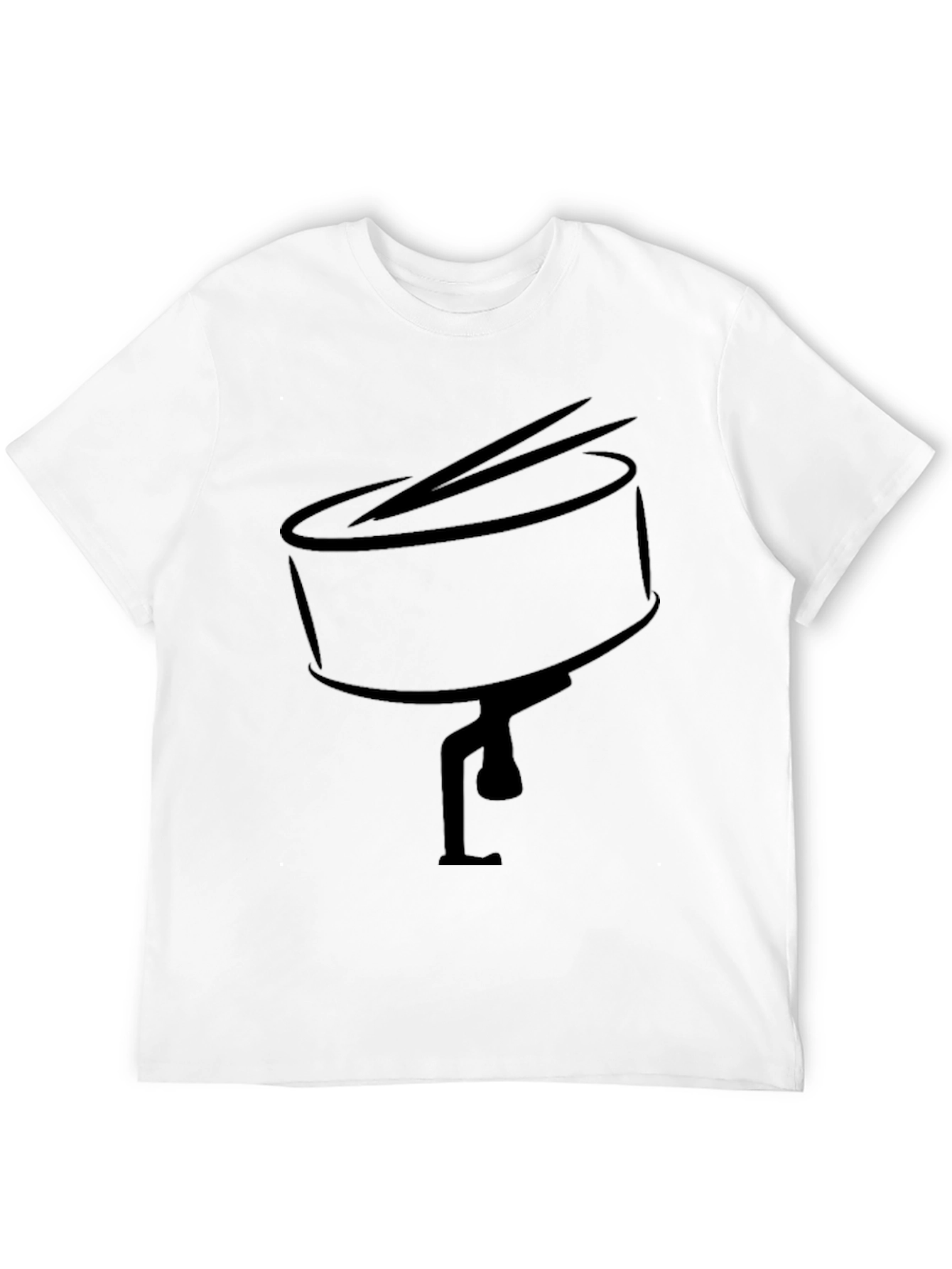 Drum Kit Graphic Tee - Musician Style T-Shirt