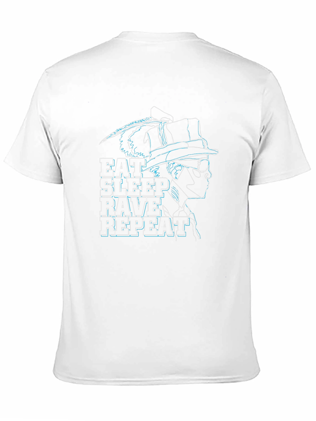Eat Sleep Rave Repeat T-Shirt - Black Graphic Tee