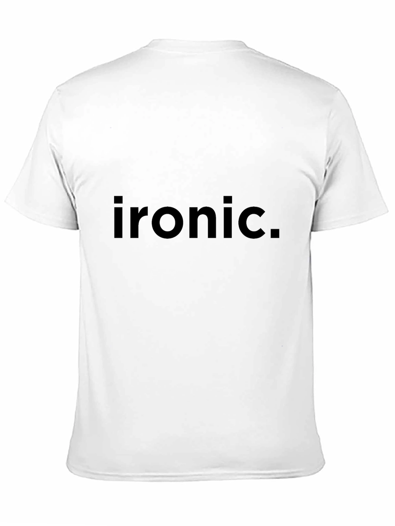 Ironic Graphic Tee - Soft Cotton Blend