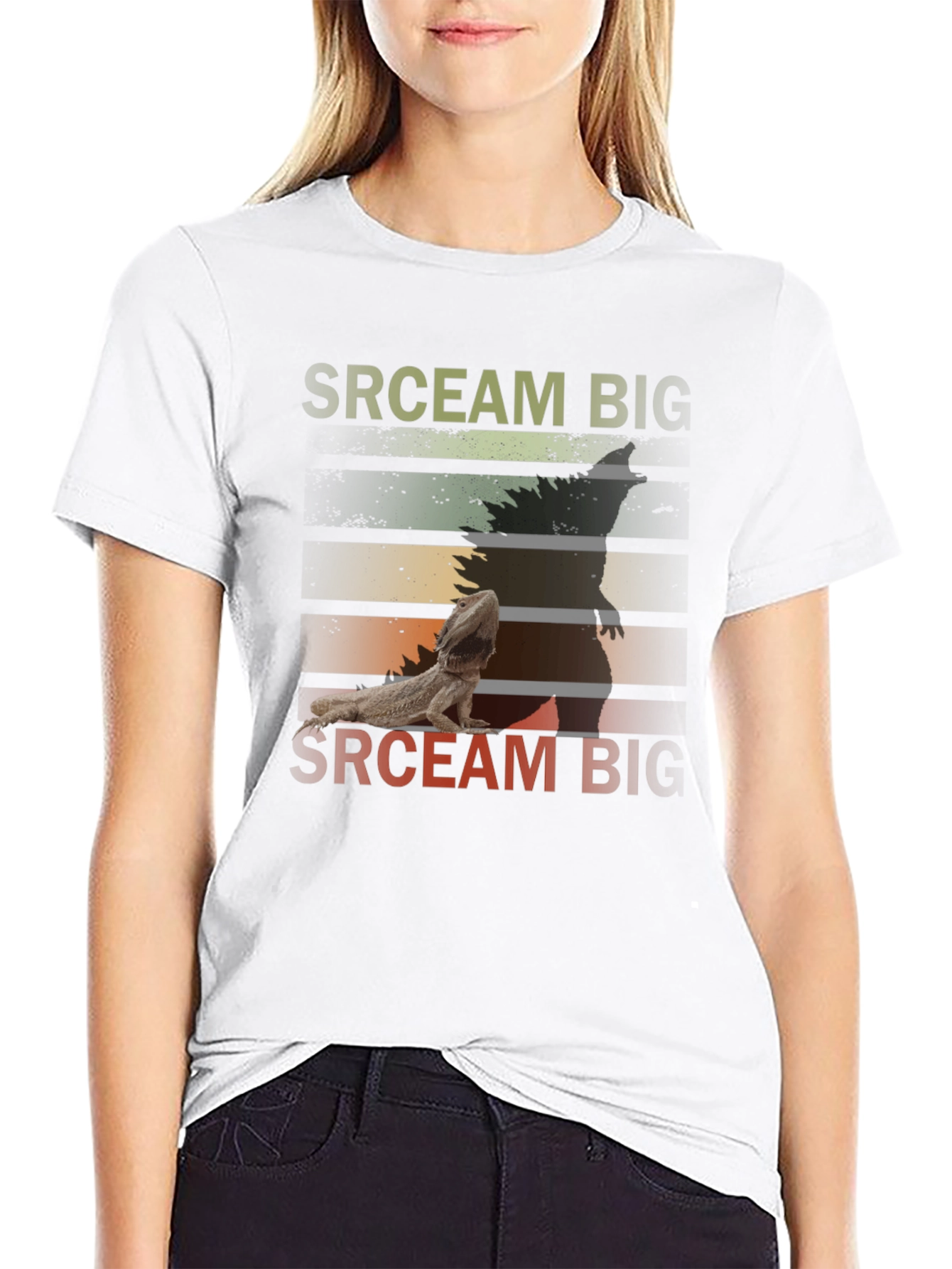 Scream Big Bearded Dragon T-Shirt