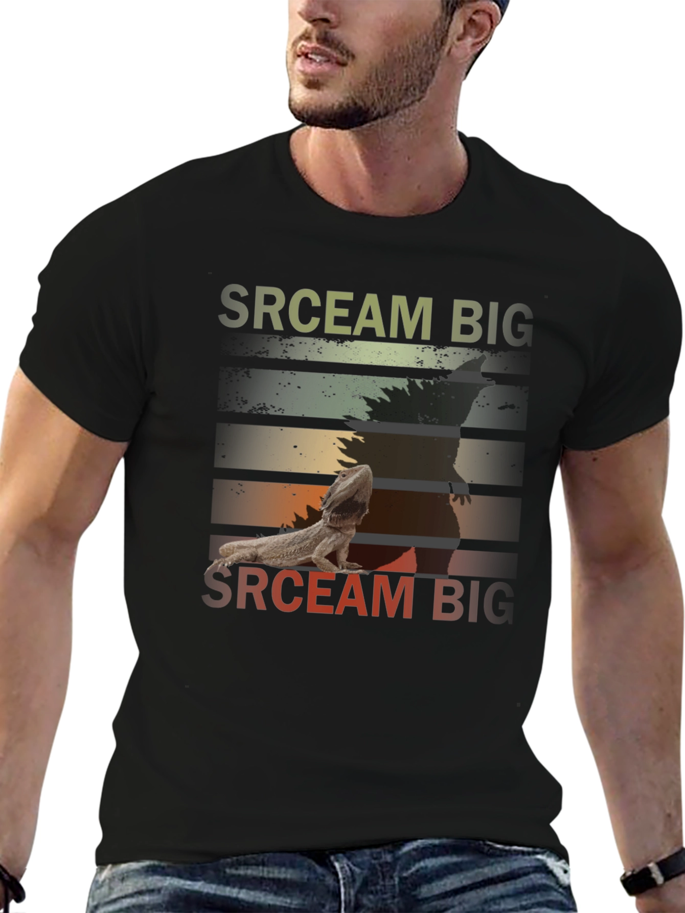 Scream Big Bearded Dragon T-Shirt