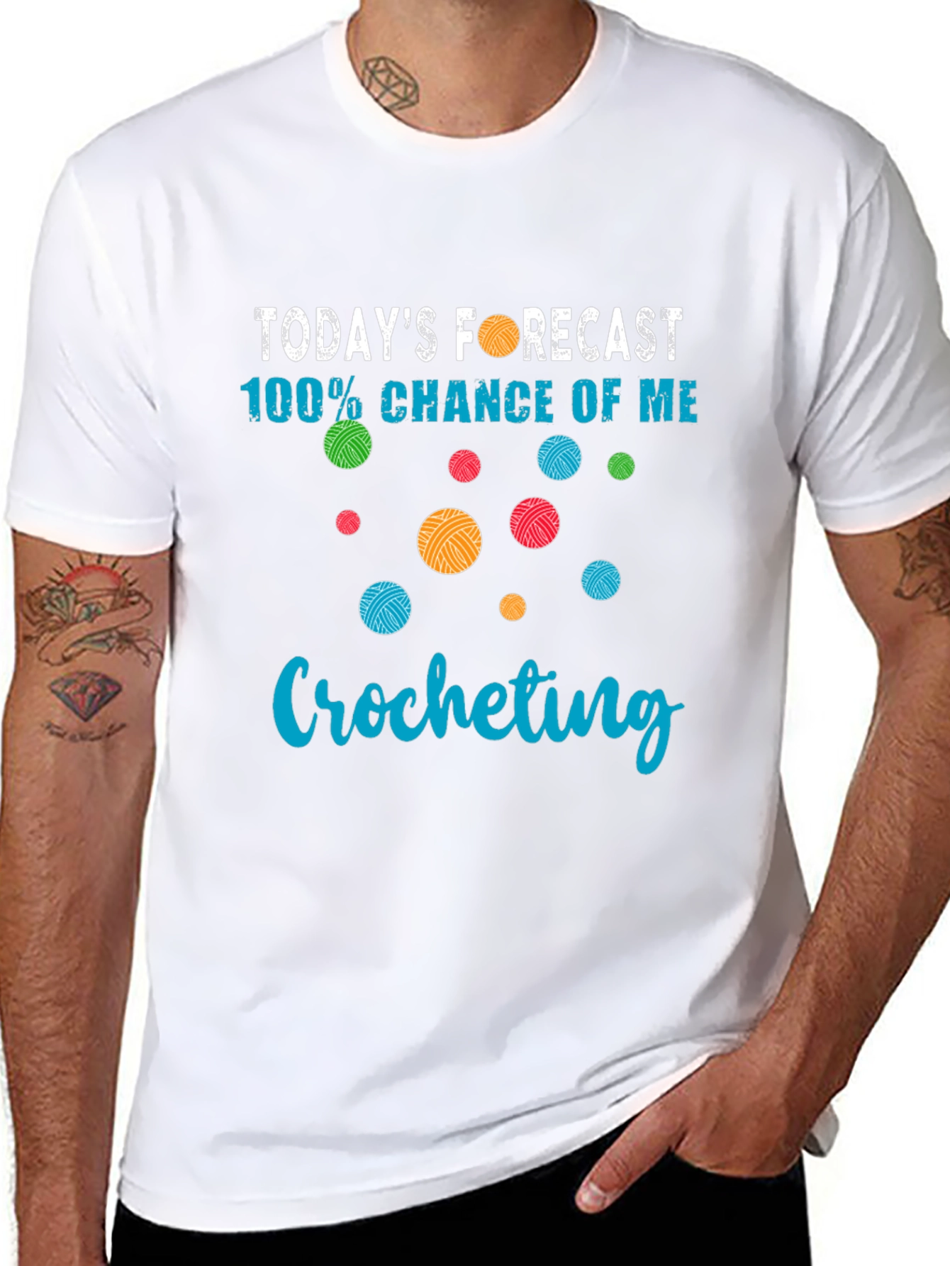 Crocheting Forecast T-Shirt