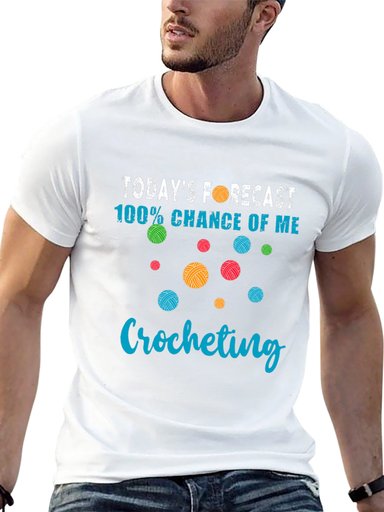 Crocheting Forecast T-Shirt