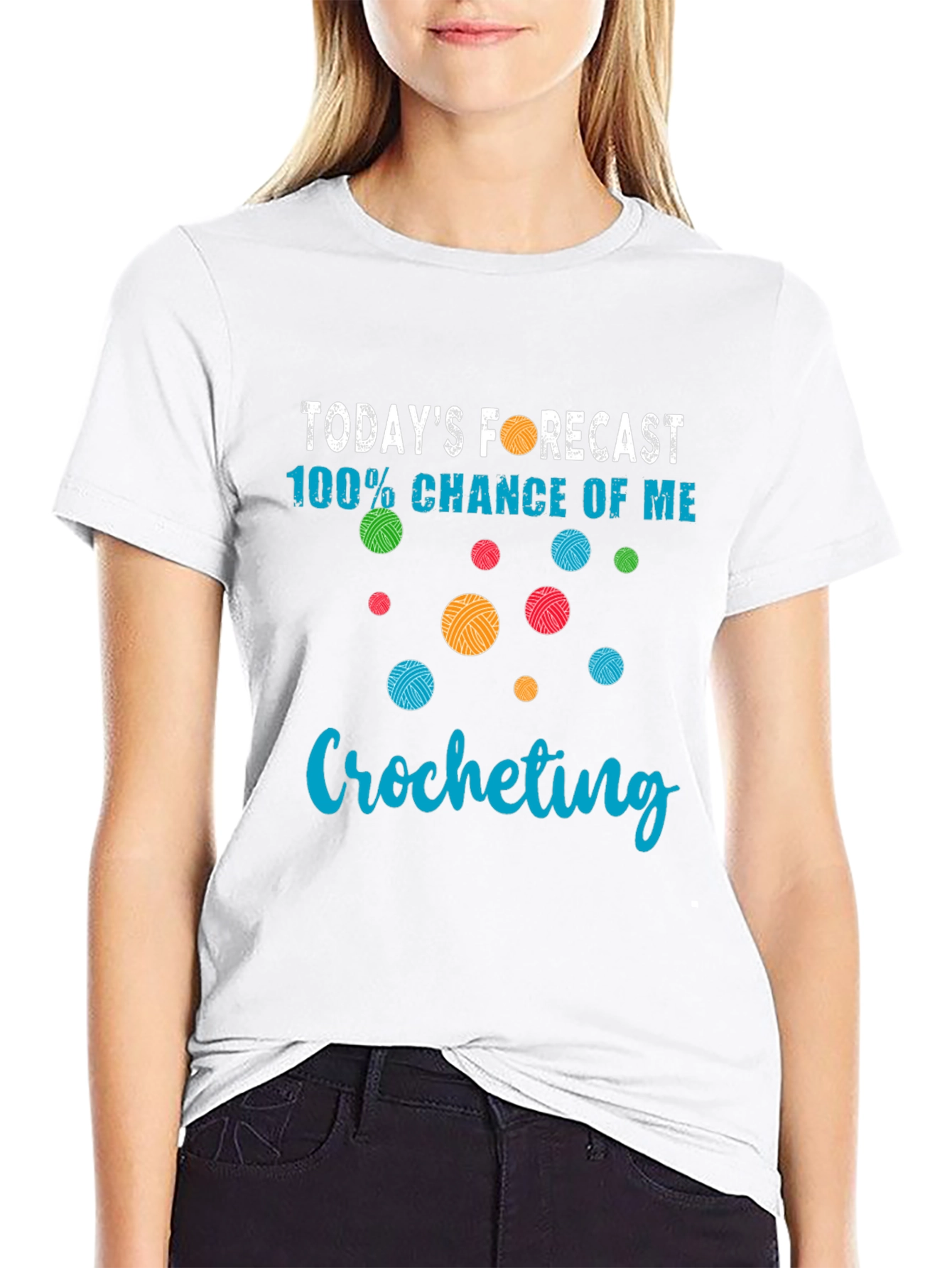 Crocheting Forecast T-Shirt
