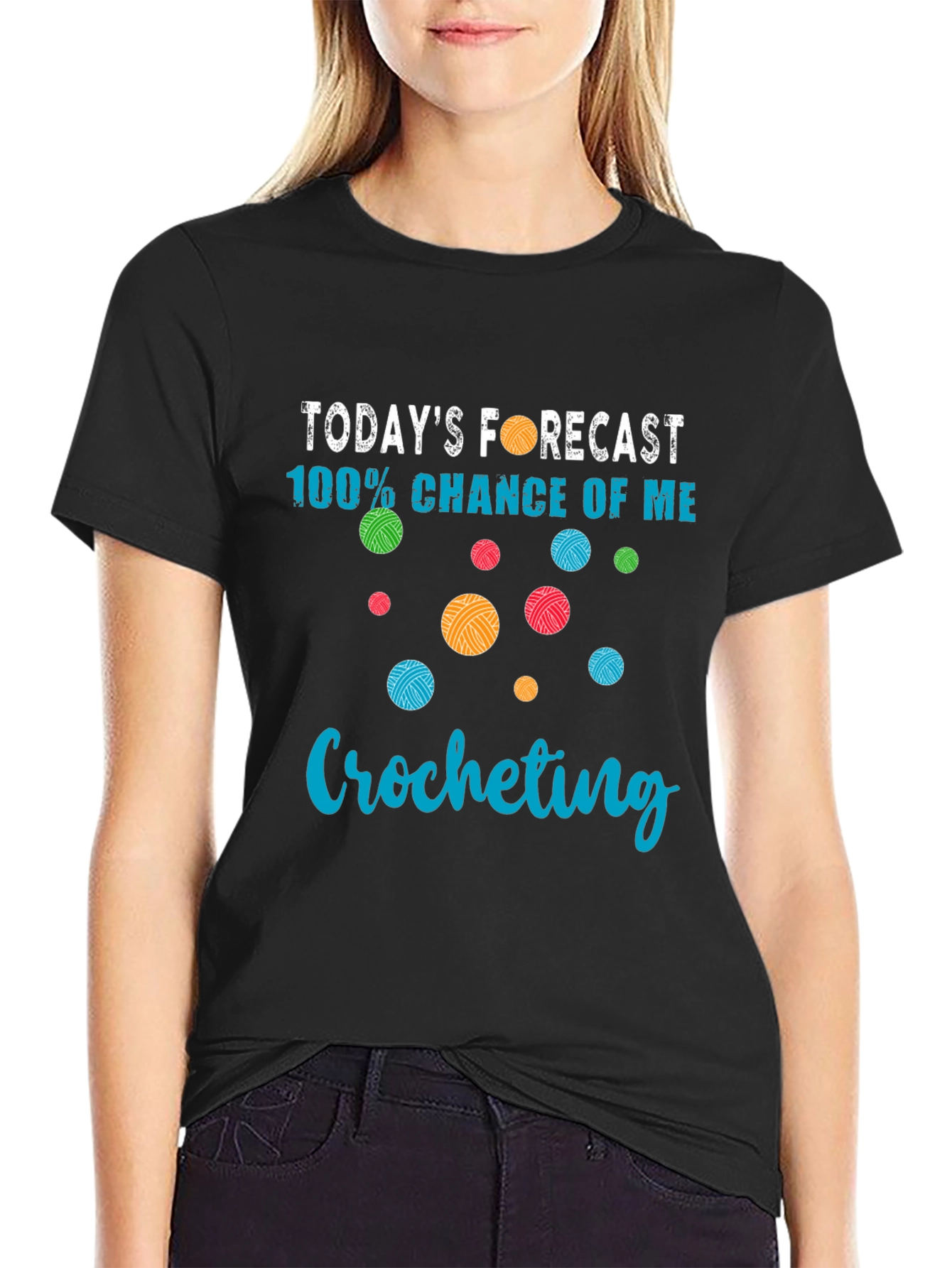 Crocheting Forecast T-Shirt