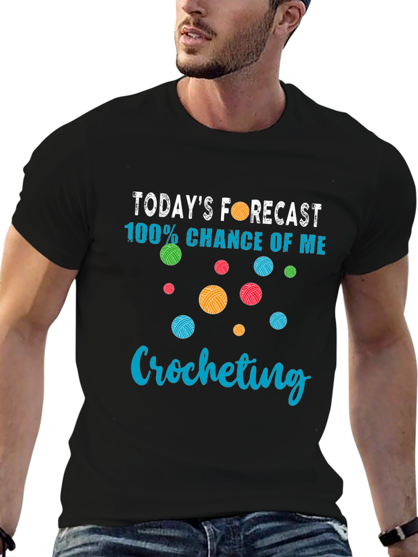 Crocheting Forecast T-Shirt
