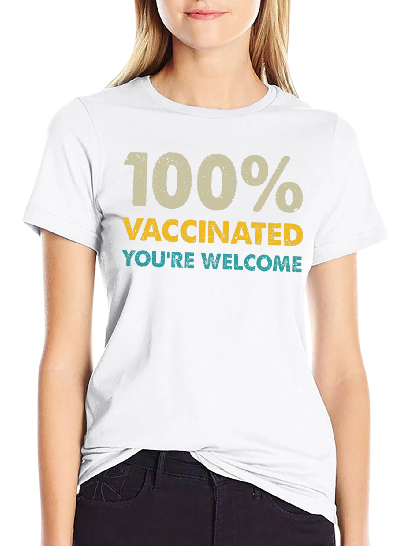 100% Vaccinated Graphic Tee