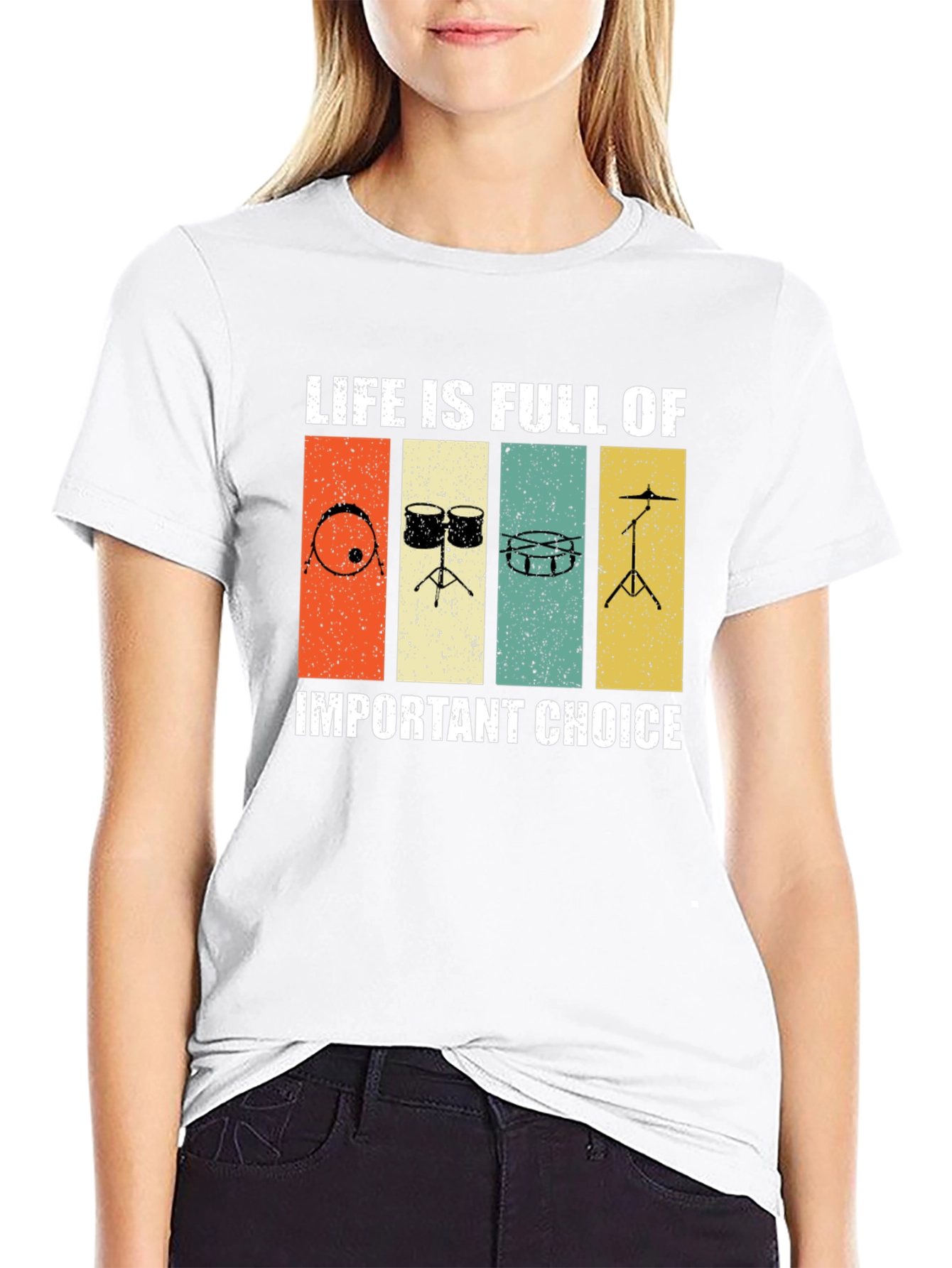 Drummers Life Choices Graphic Tee
