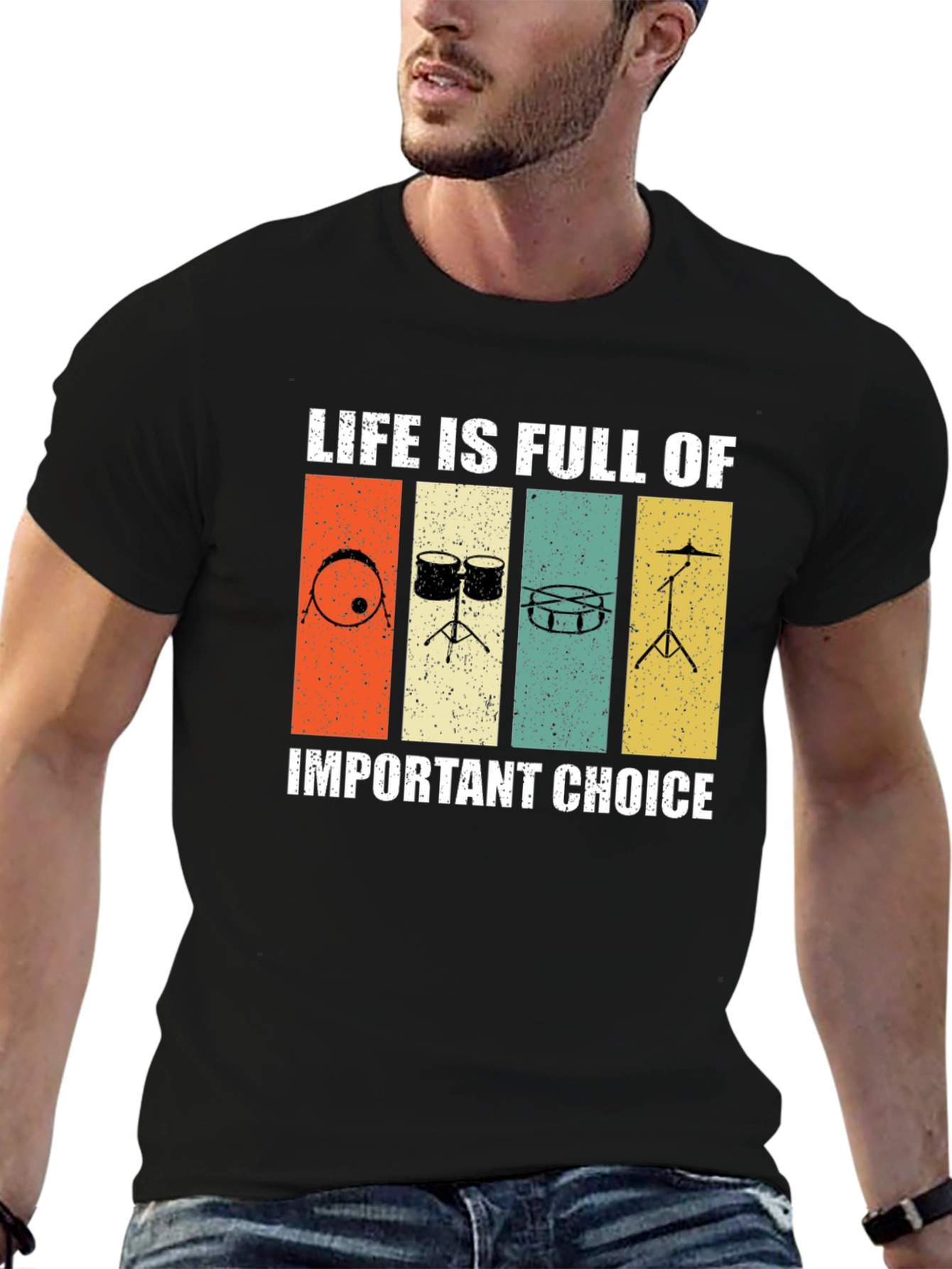 Drummers Life Choices Graphic Tee