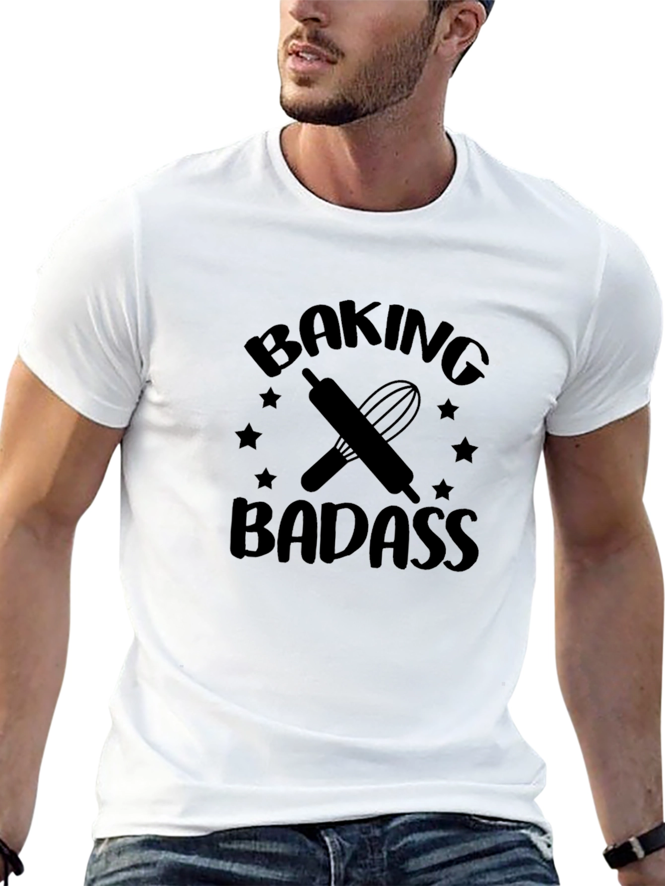 Baking Badass T-Shirt Funny Baker Tee