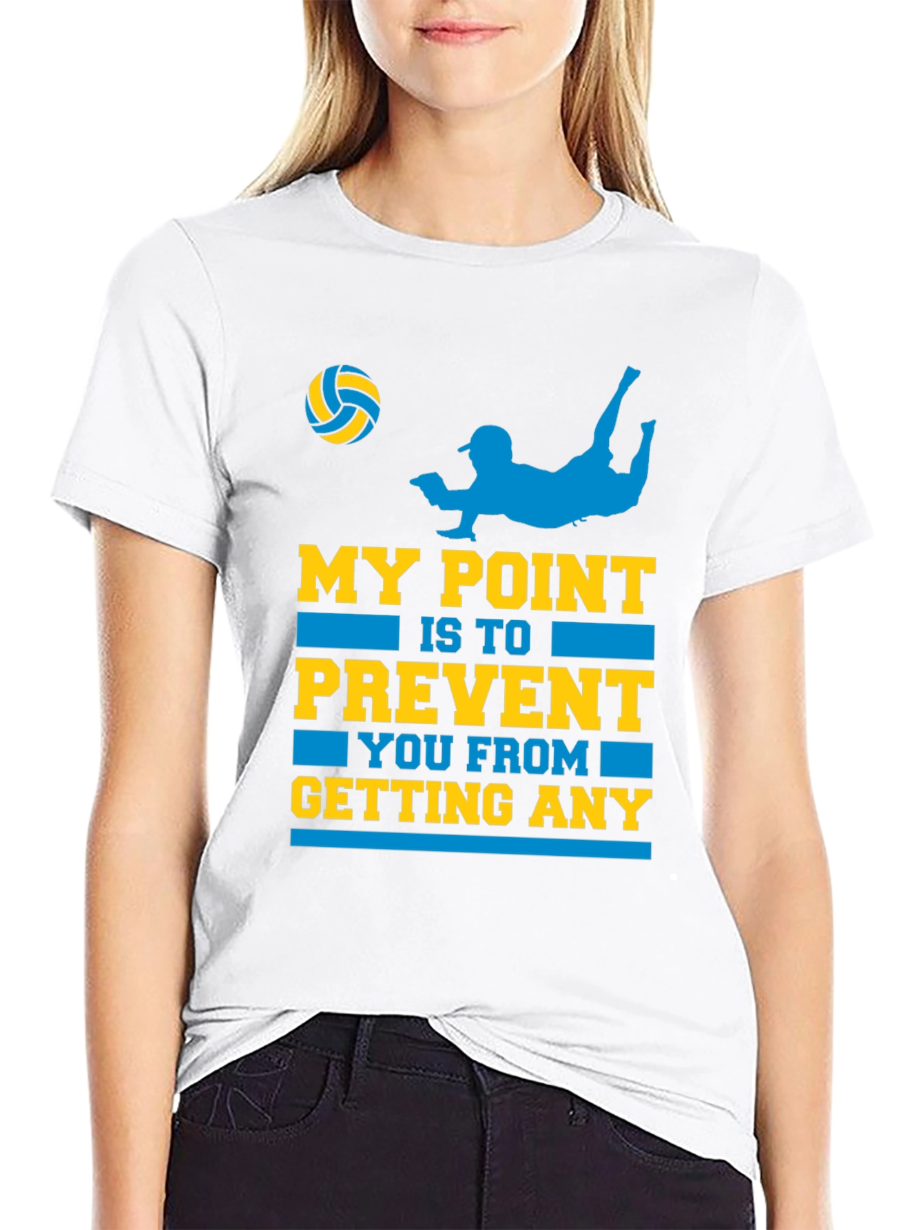 Volleyball Defensive Player T-Shirt