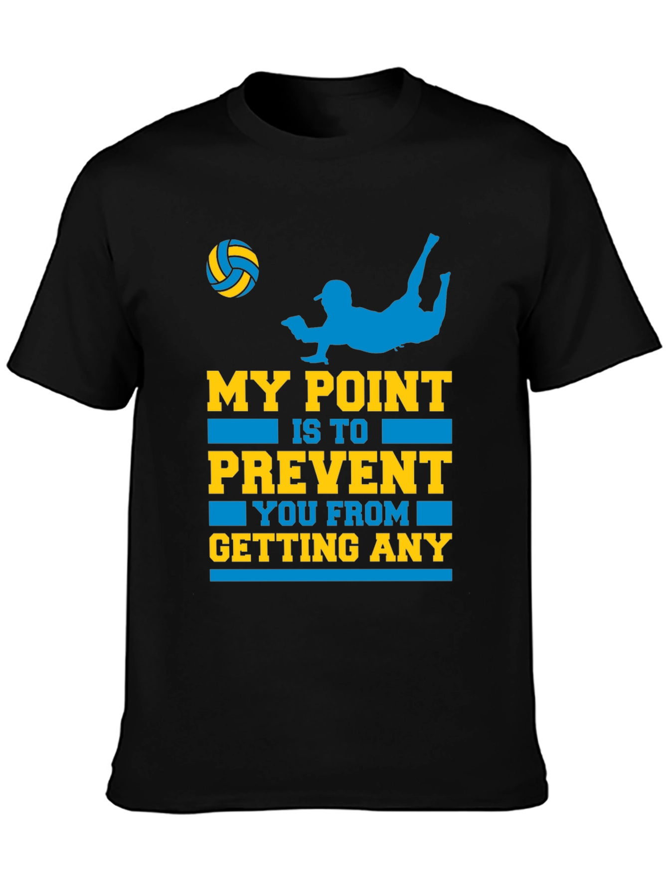 Volleyball Defensive Player T-Shirt