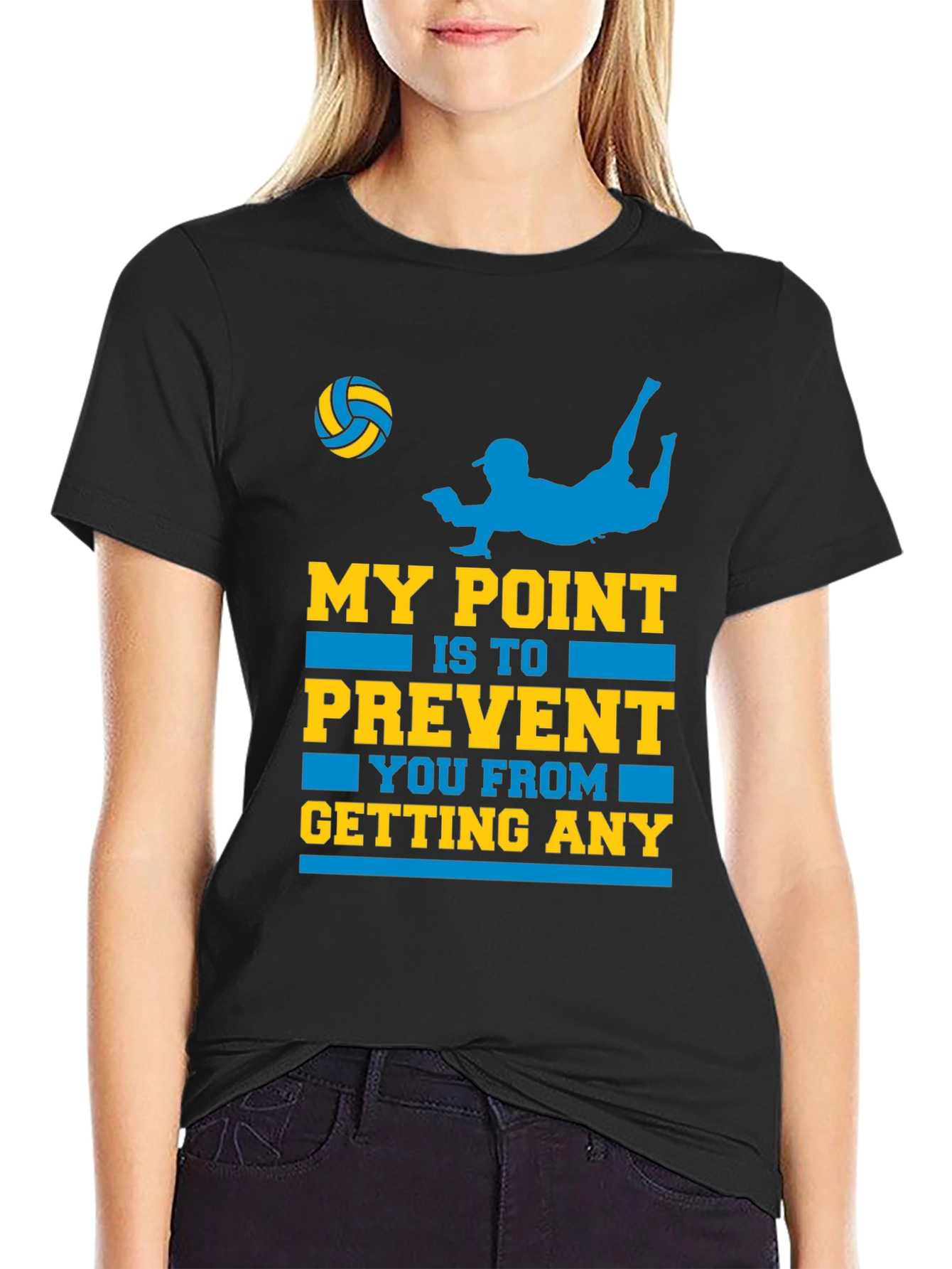 Volleyball Defensive Player T-Shirt