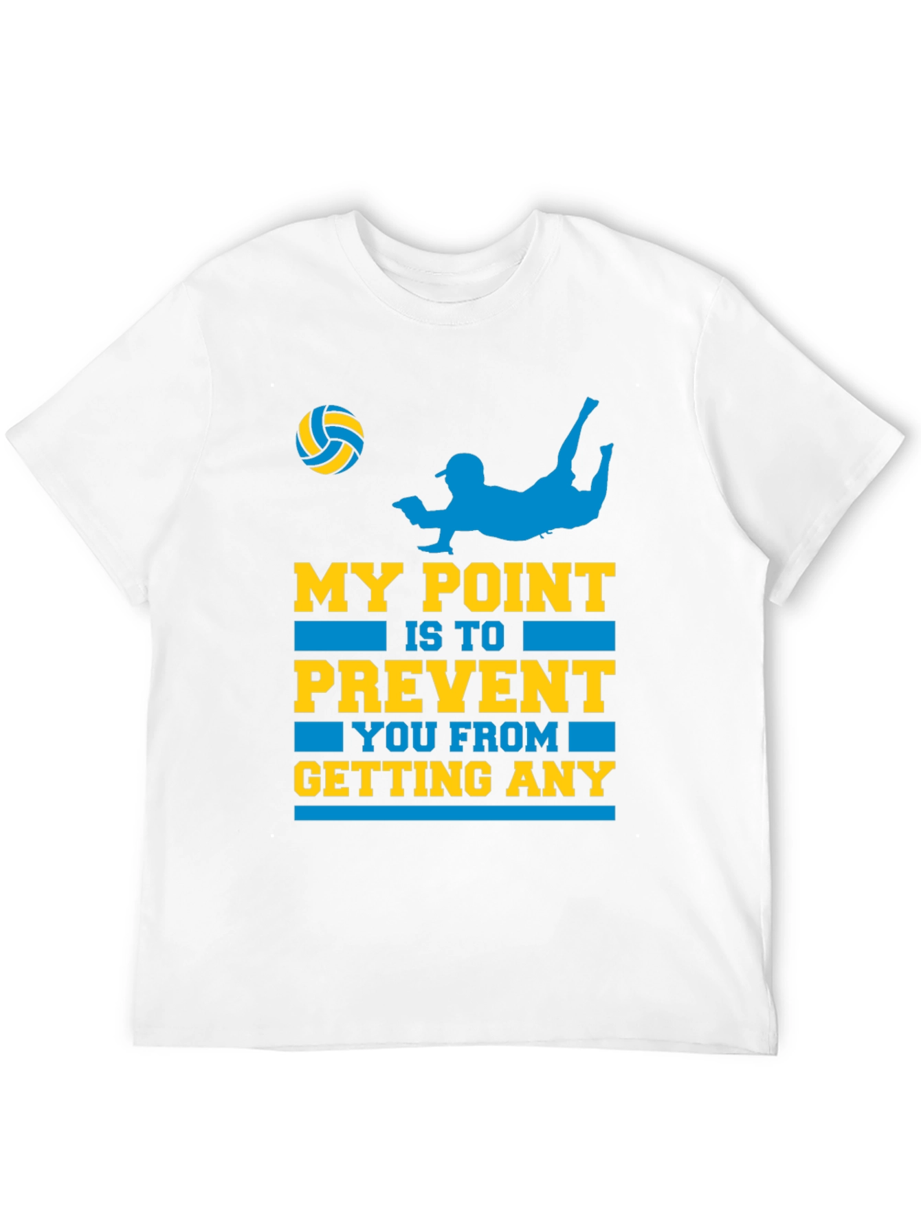 Volleyball Defensive Player T-Shirt