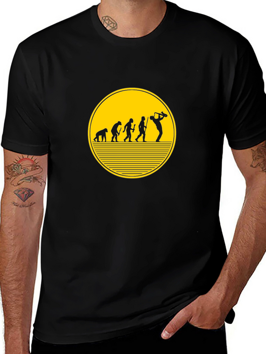 Evolution of Golf Black T-Shirt