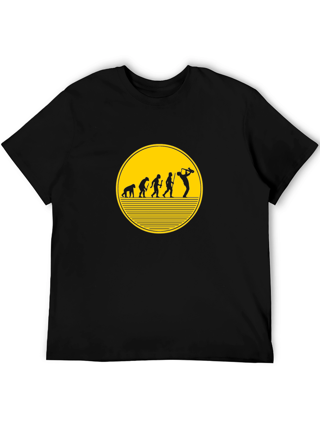 Evolution of Golf Black T-Shirt
