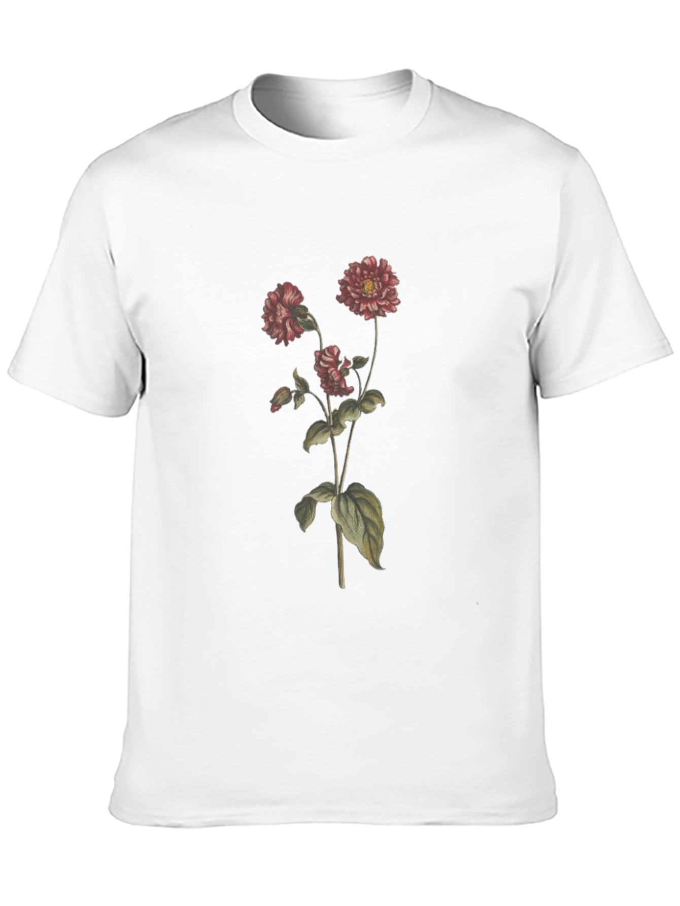Floral Graphic Black T-Shirt