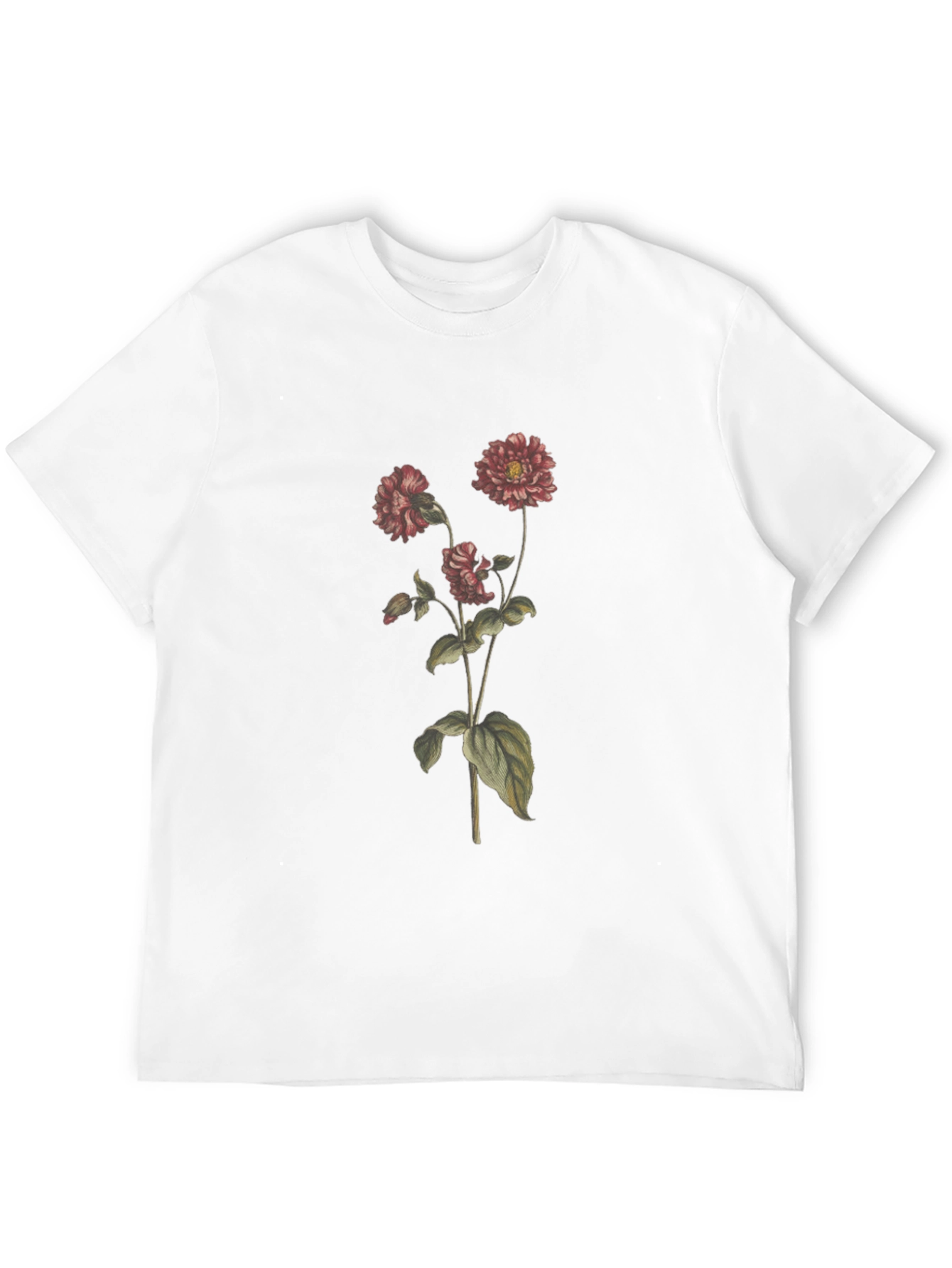 Floral Graphic Black T-Shirt