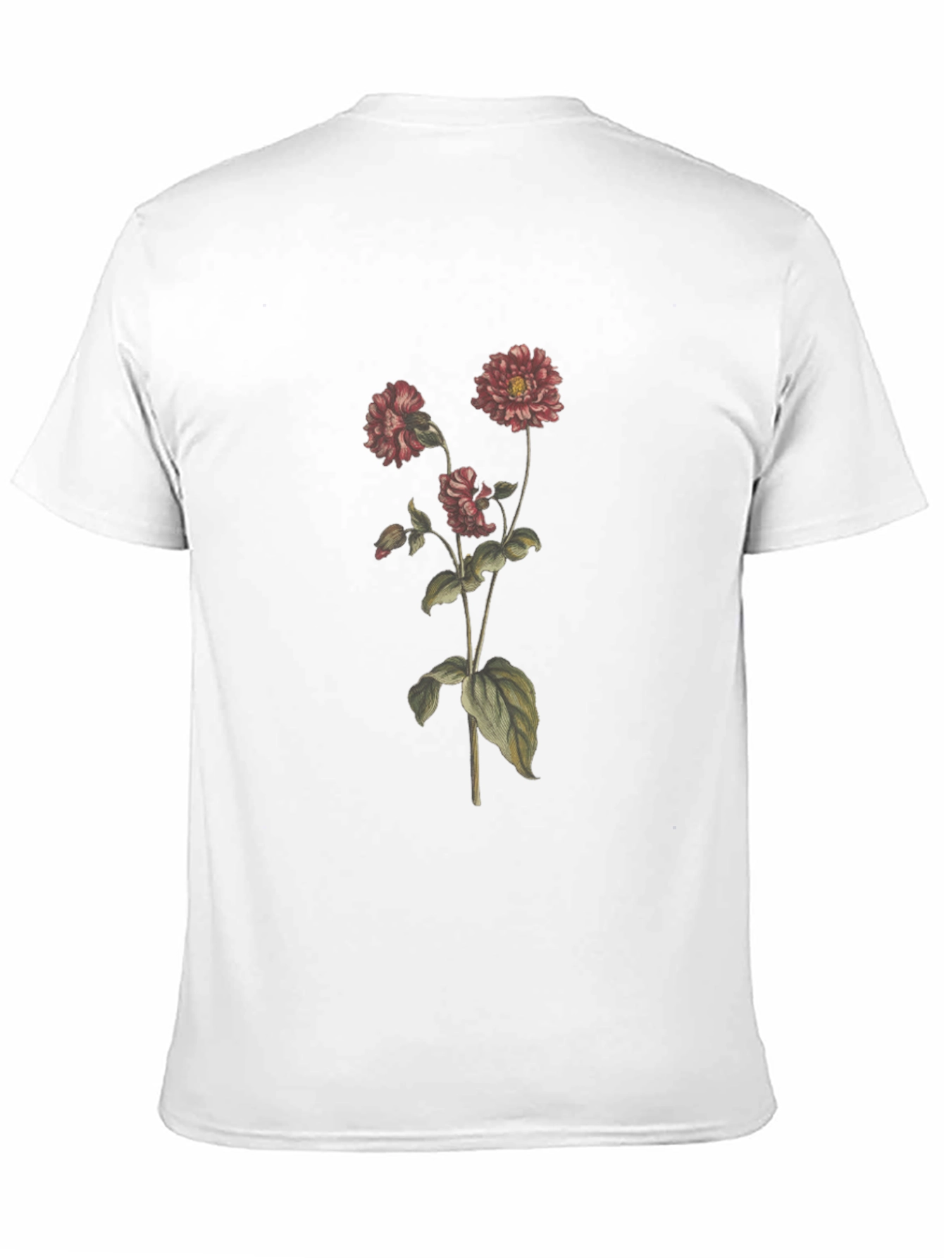 Floral Graphic Black T-Shirt